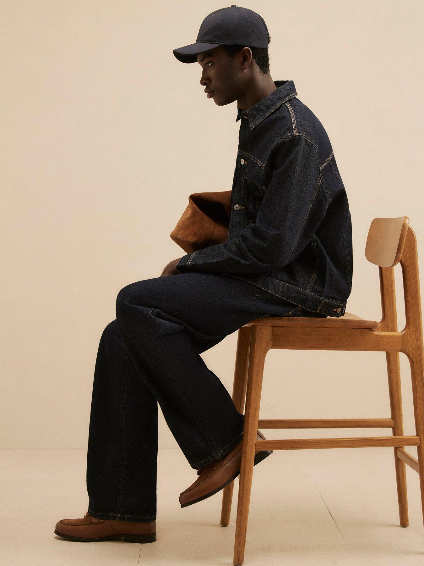 Image 4 of 4 of River Island Loose Fit Jeans - Blue