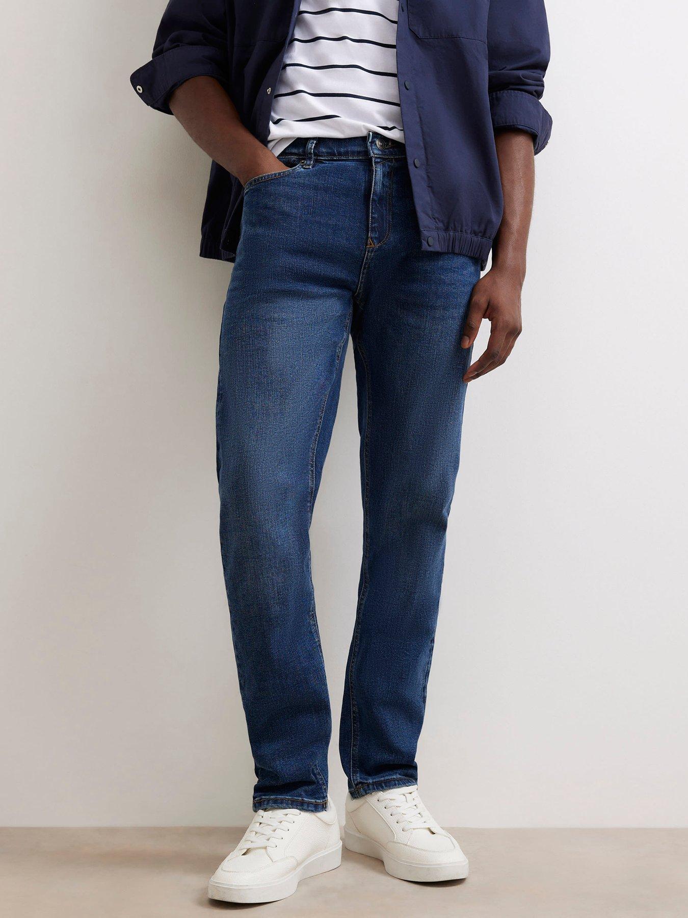 Image 1 of 6 of River Island Slim Fit Jeans - Blue
