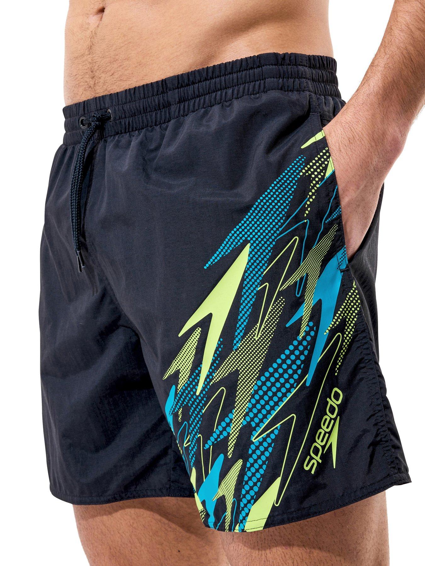 Speedo Mens Medley Logo Swim Shorts - Black