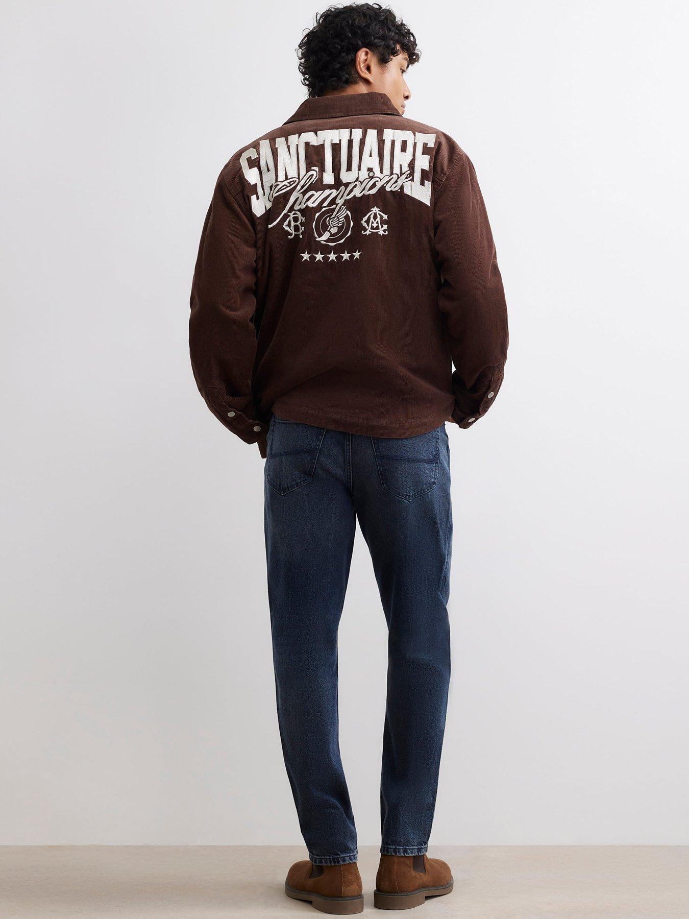 Image 2 of 4 of River Island Tapered Fit Jeans - Blue