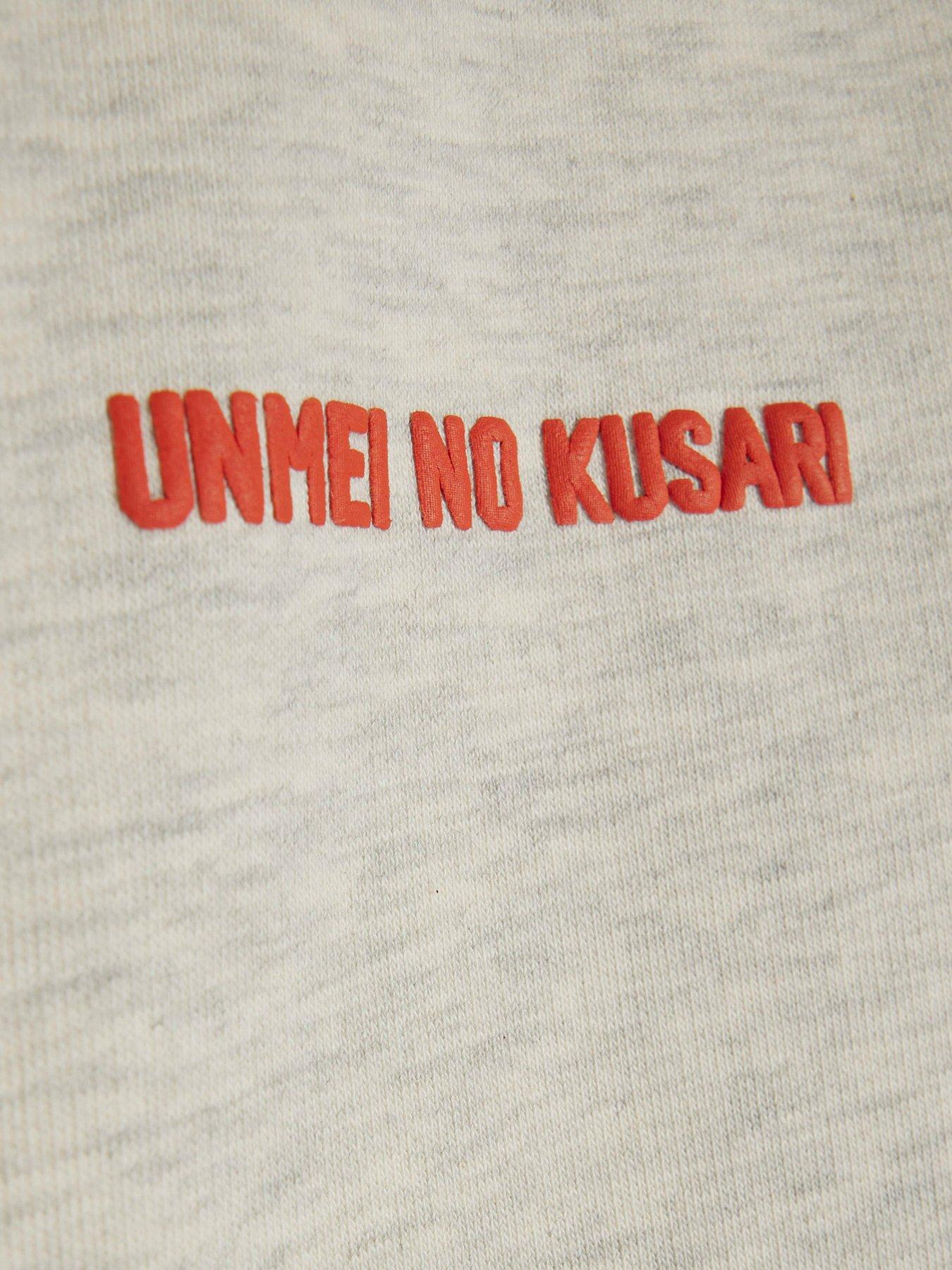 Image 4 of 5 of River Island Cotton Shirohebi Snake Hoodie - Grey