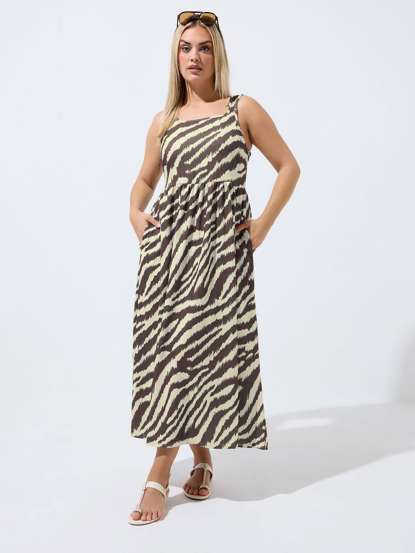 zebra dress brown Agnes Skirt Set Brown Zebra main image 0
