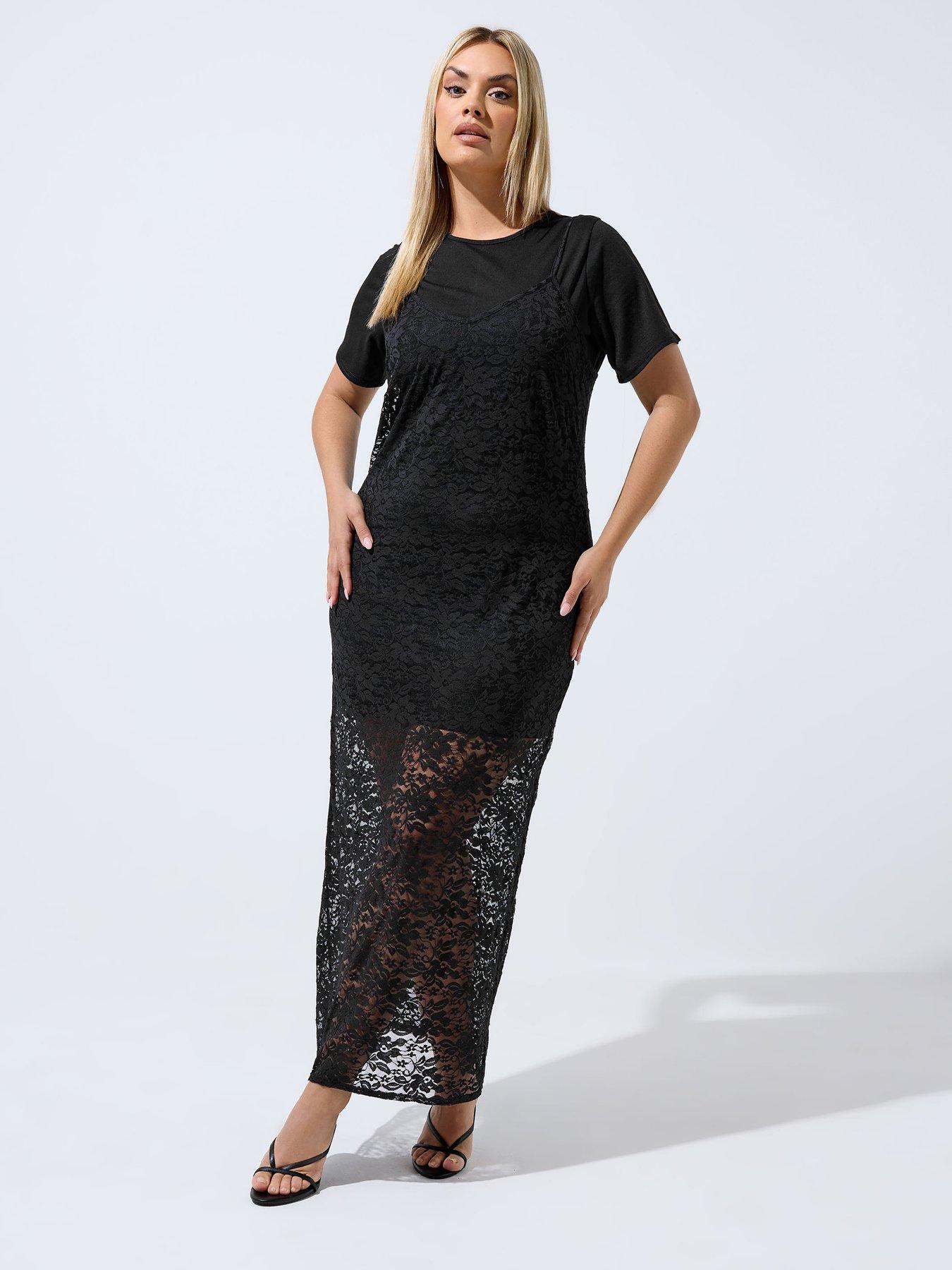 dress the population lace midi dress Dress The Population Elisa Dress - White main image 0