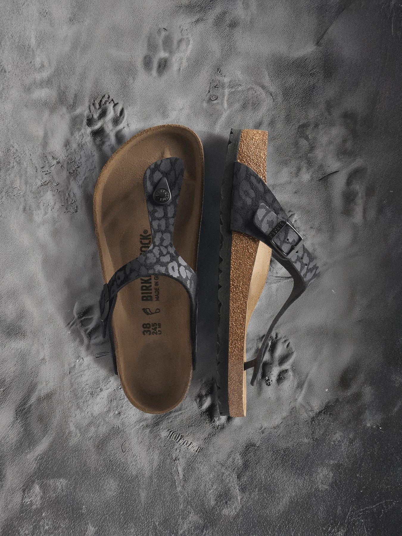 Birkenstock Gizeh Synthetic Sandals - Black