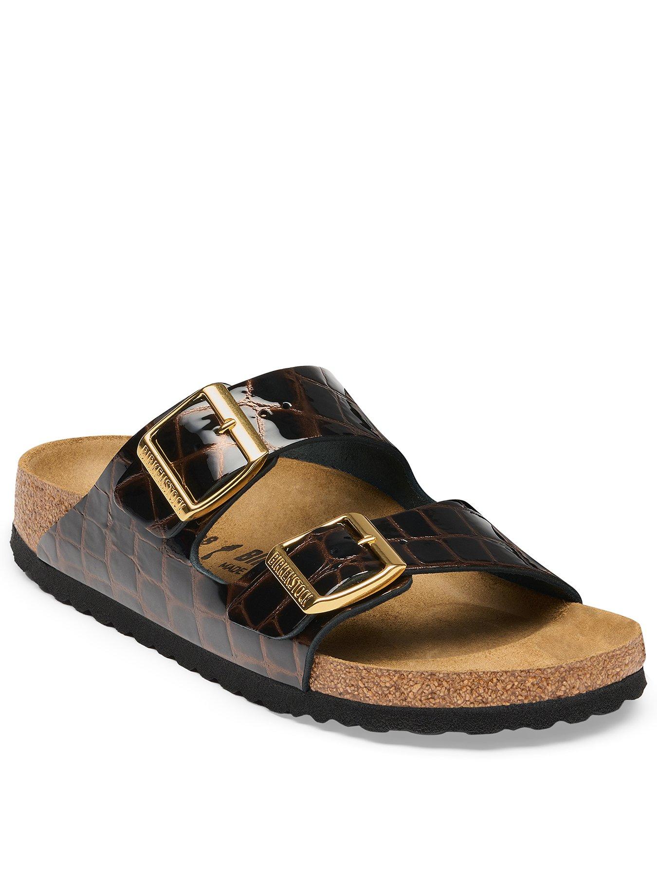 Birkenstock Arizona Leather Sandals - Black