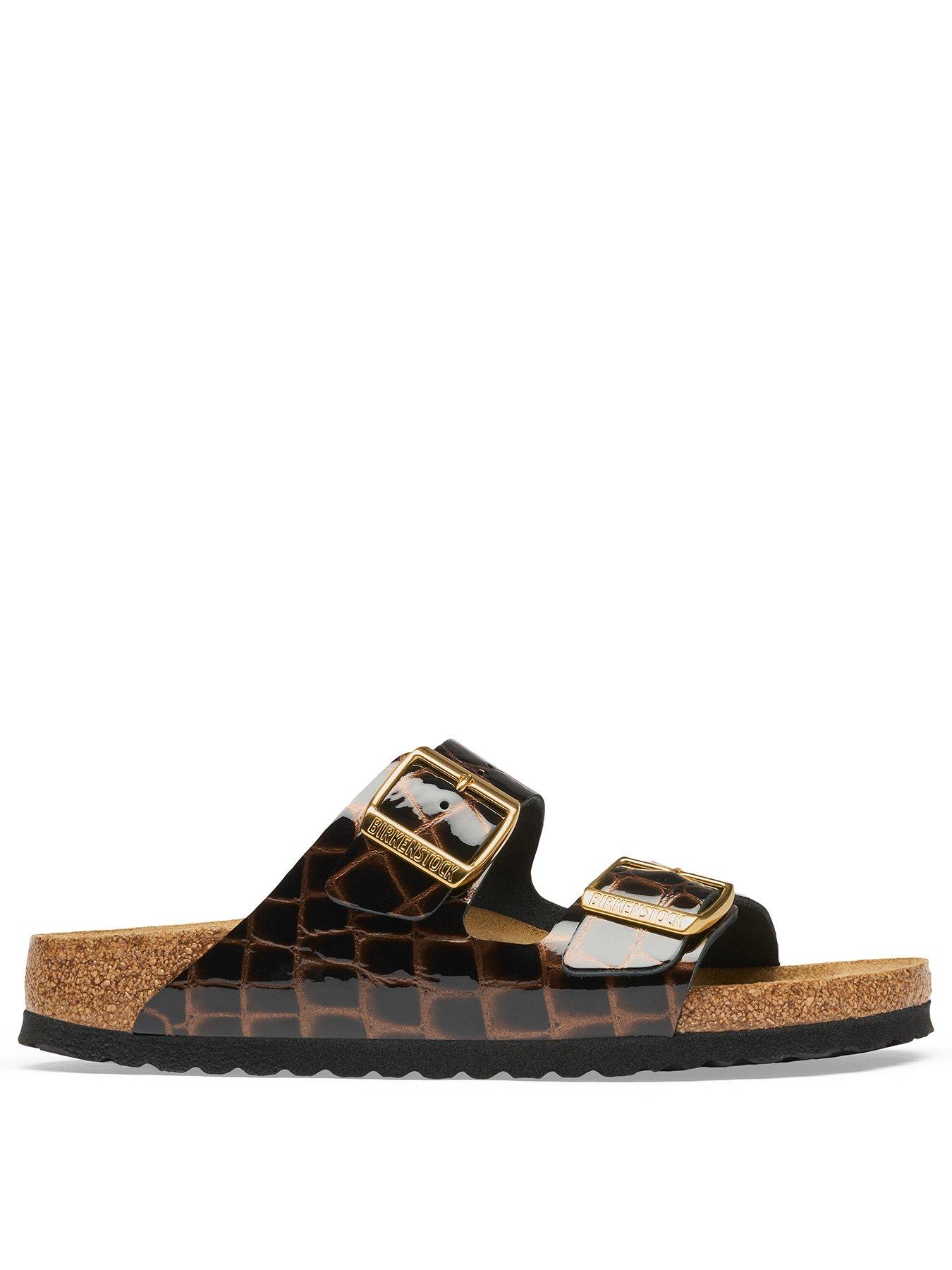 Image 2 of 3 of Birkenstock Arizona Leather Sandals - Black
