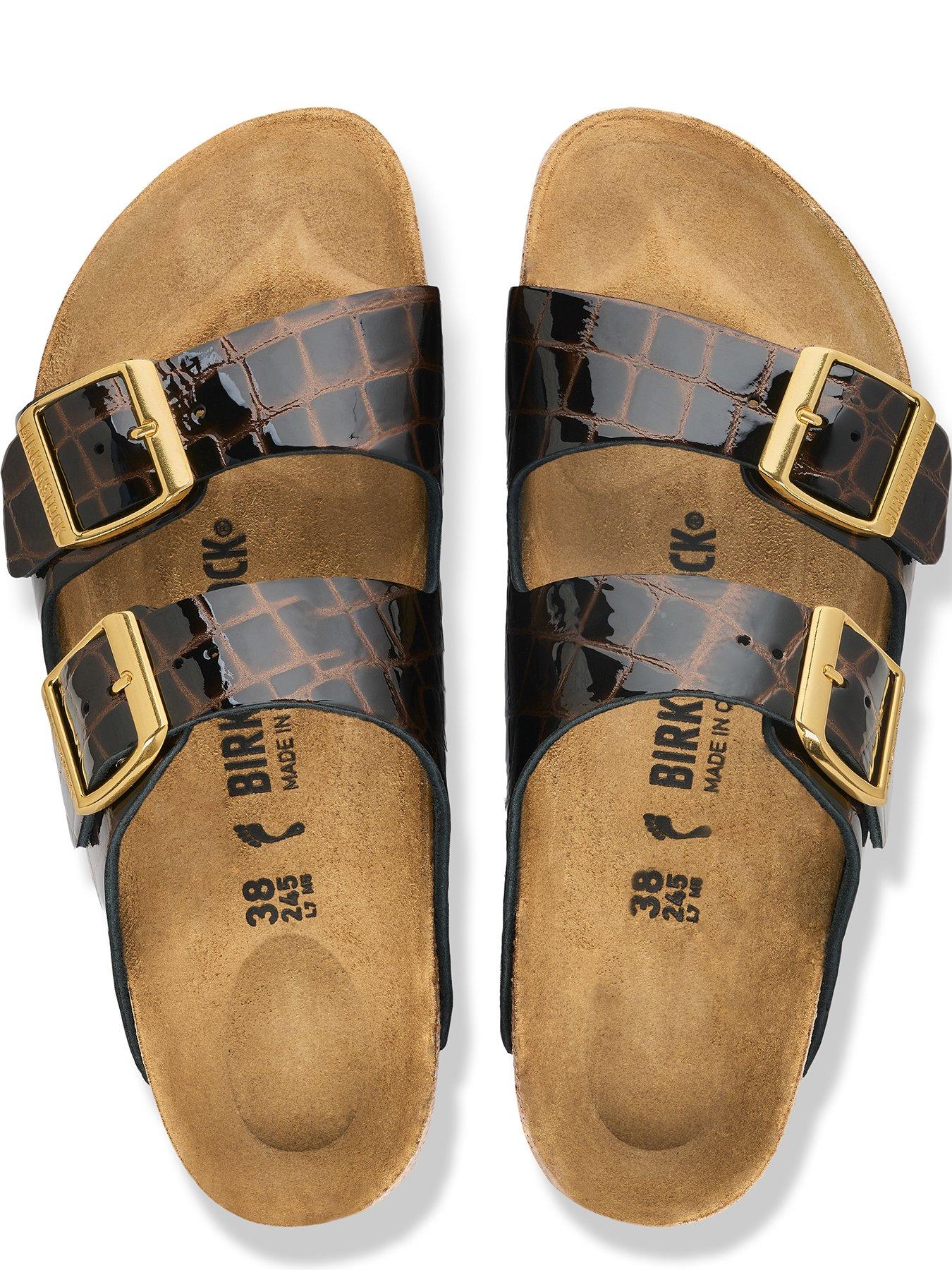 Image 3 of 3 of Birkenstock Arizona Leather Sandals - Black