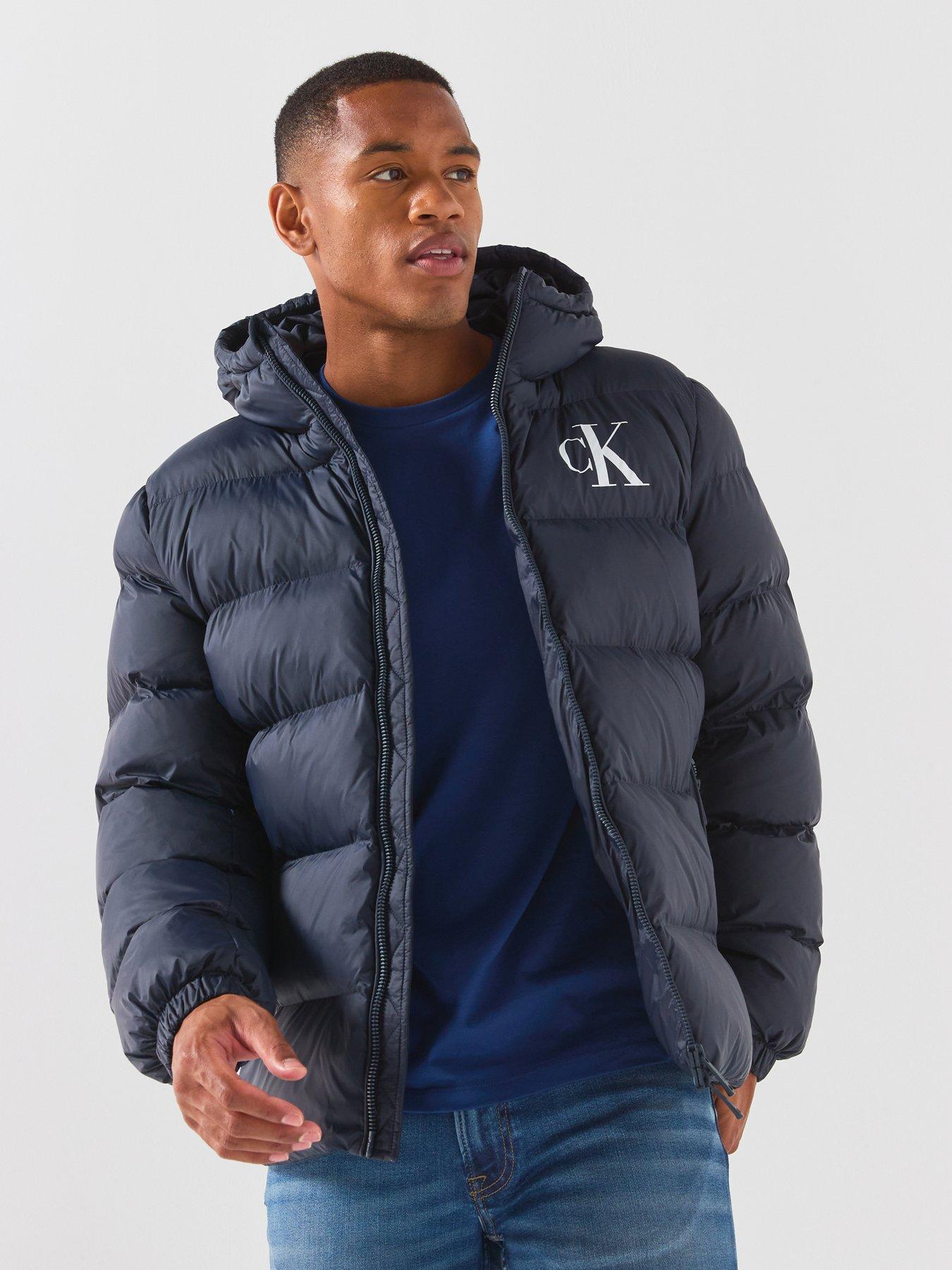 Calvin Klein Blue Nylon Men's Jacket - XL - Image 3