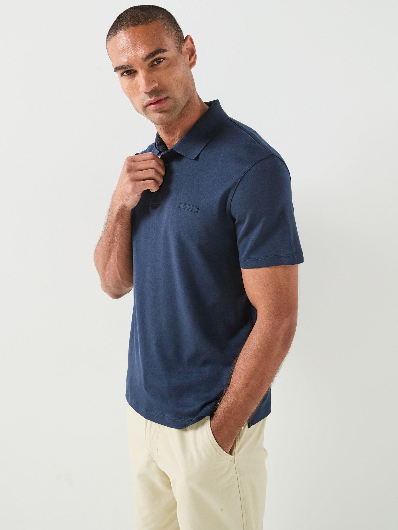 Calvin Klein Short Sleeve Logo Polo Shirt - Green