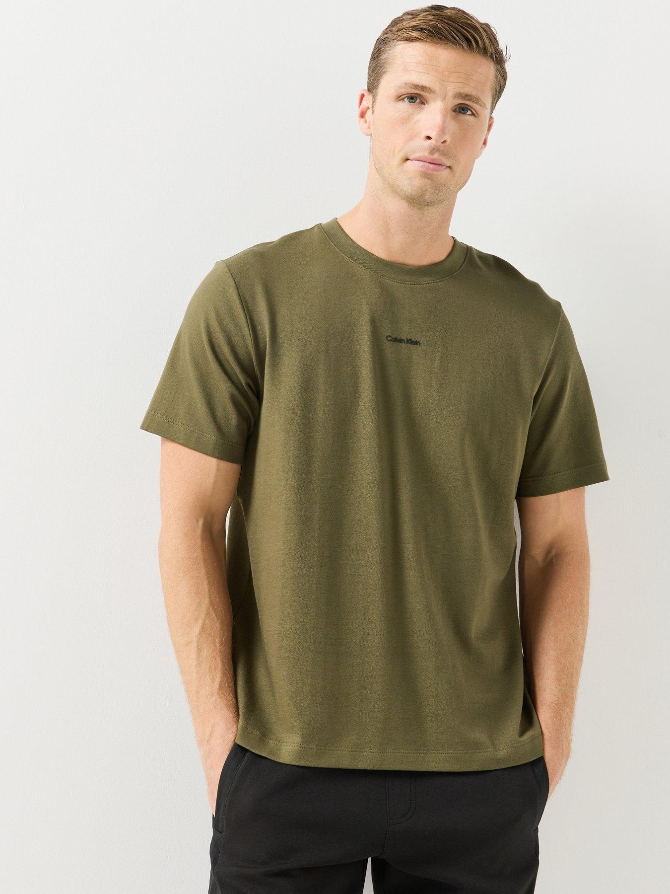 Image 1 of 5 of Calvin Klein Cotton Pique Nano T-shirt - Grey