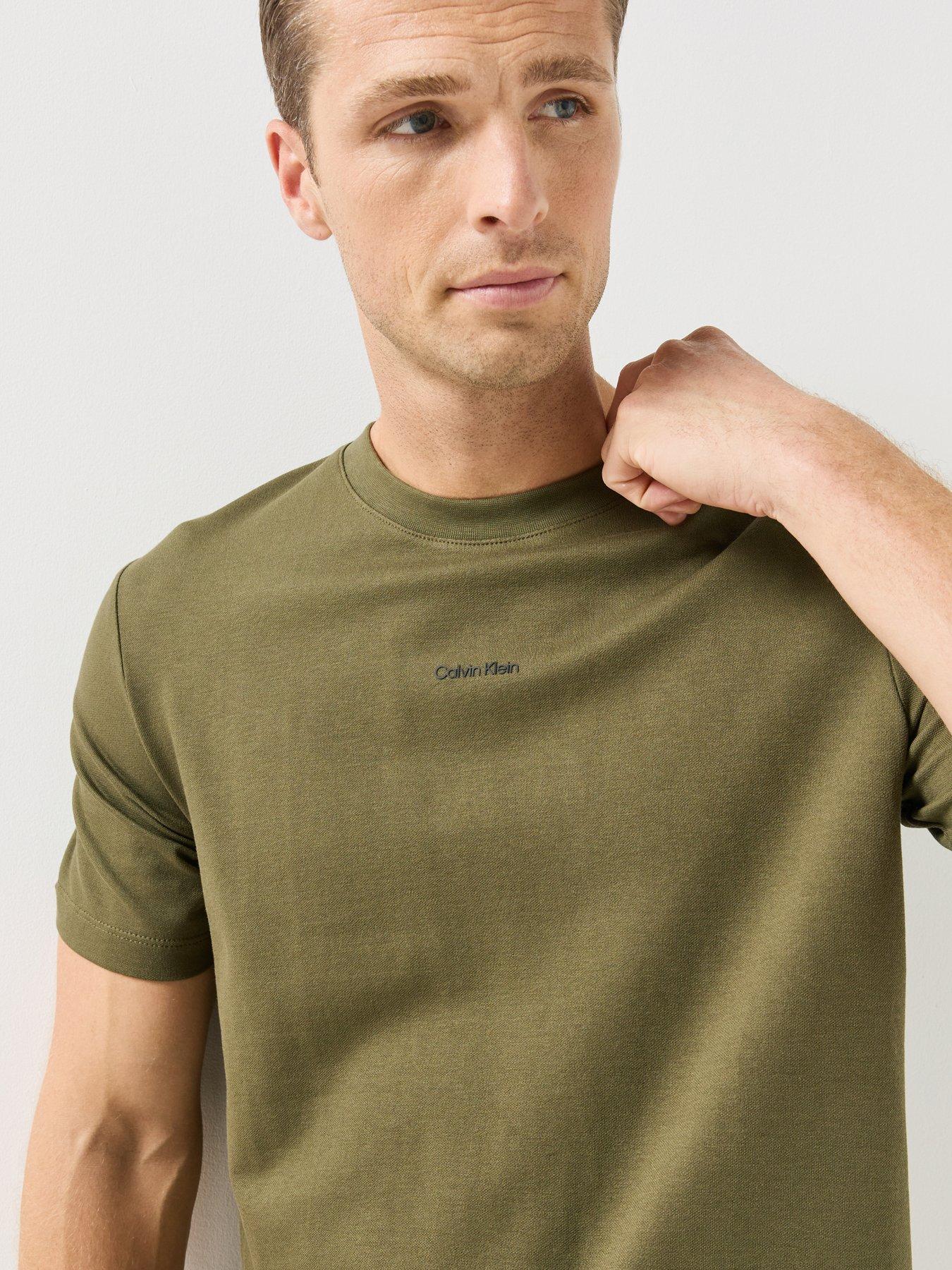 Image 4 of 5 of Calvin Klein Cotton Pique Nano T-shirt - Grey