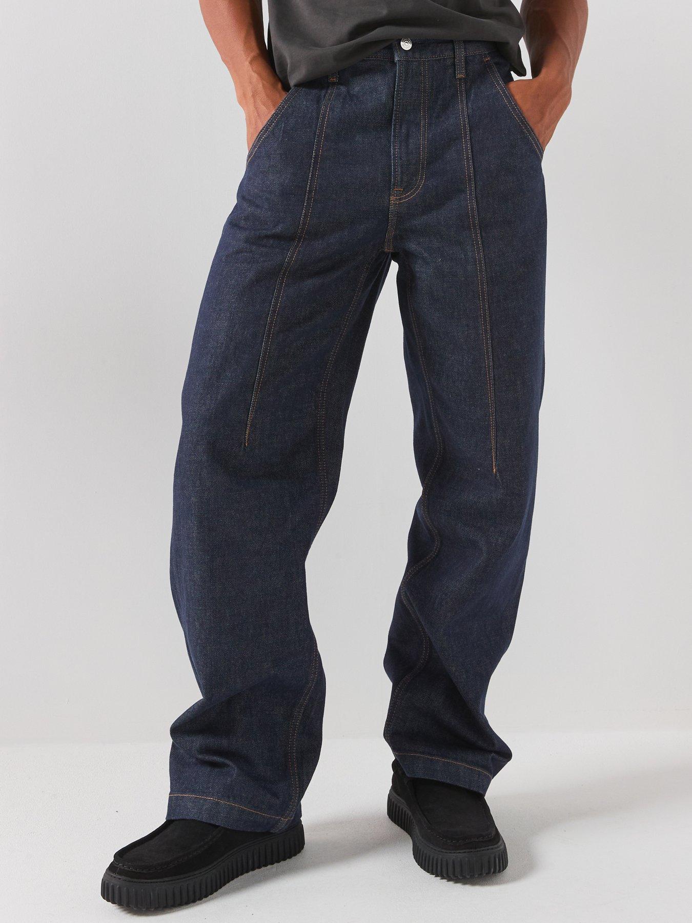 Calvin Klein Jeans Baggy Utility Jean - Dark Blue