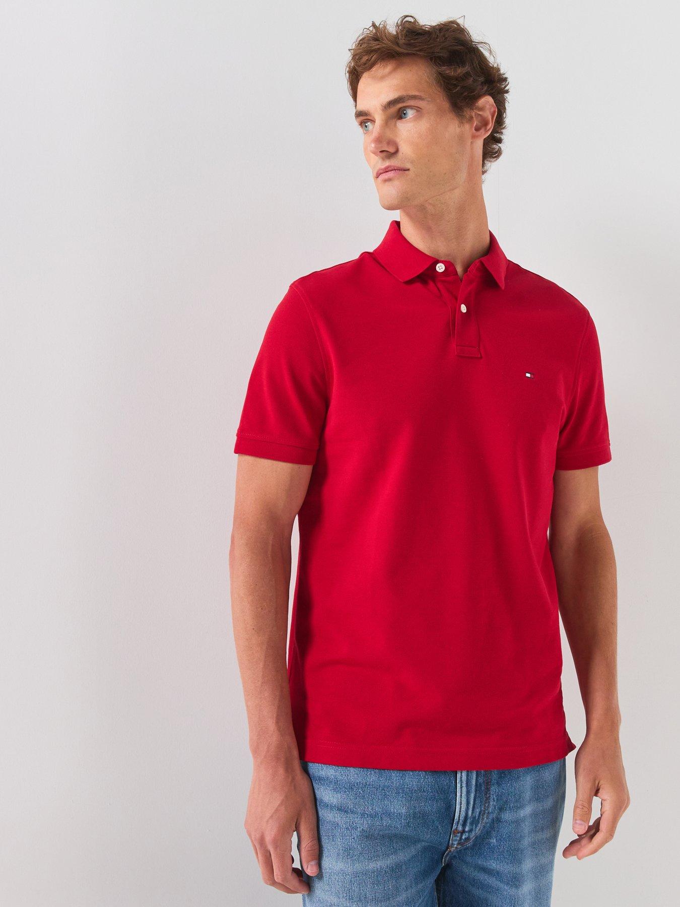 Image 5 of 6 of Tommy Hilfiger 1985 Regular Fit Polo Shirt - Red
