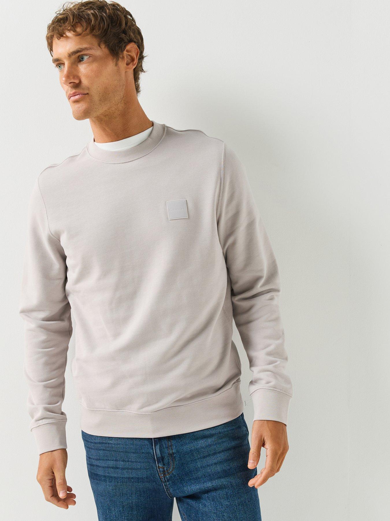 Calvin Klein Calvin Klein Rubber Badge Crew Sweatshirt - Black