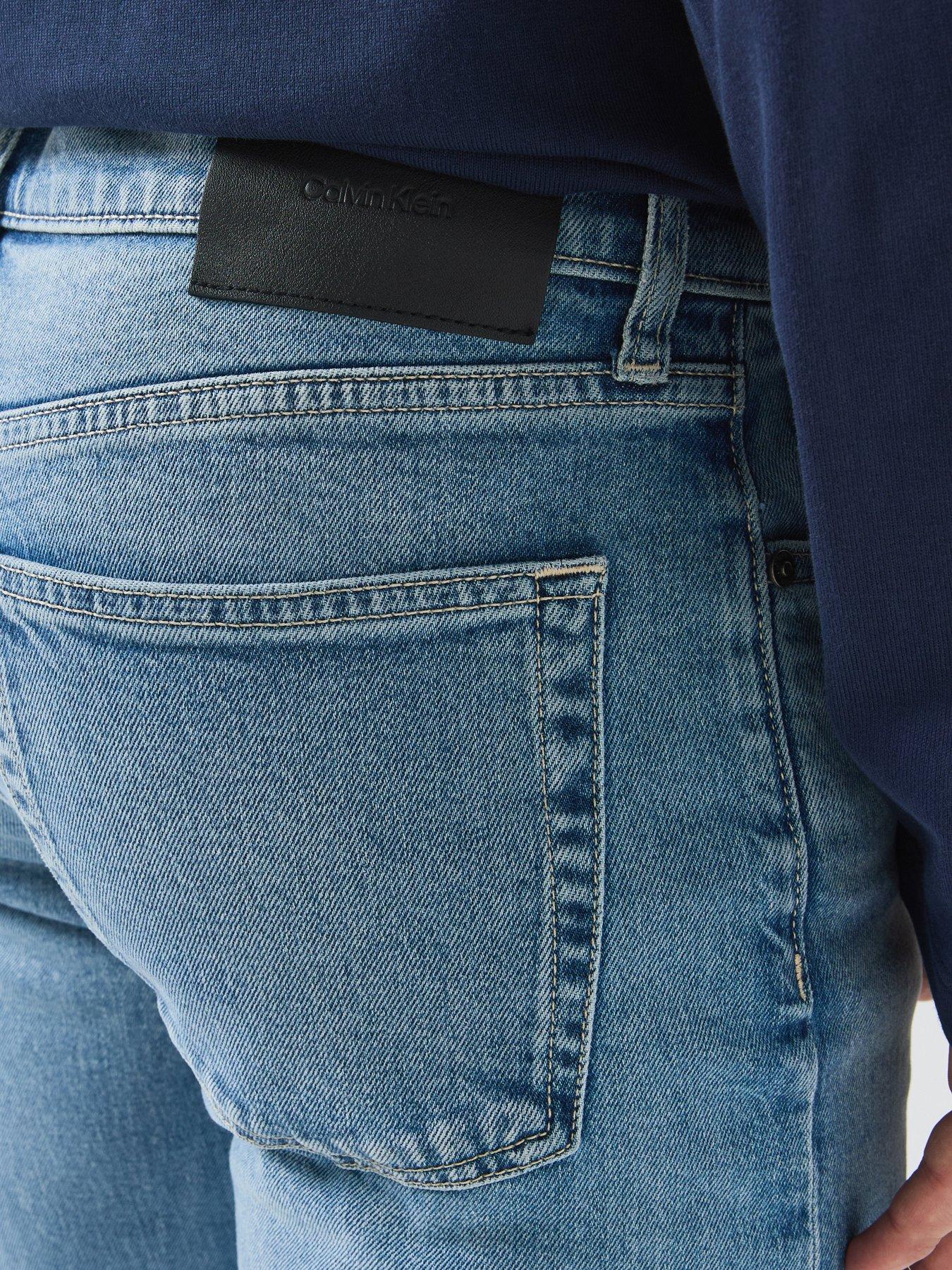 Image 5 of 6 of Calvin Klein Gregory Straight Leg Jeans - Blue