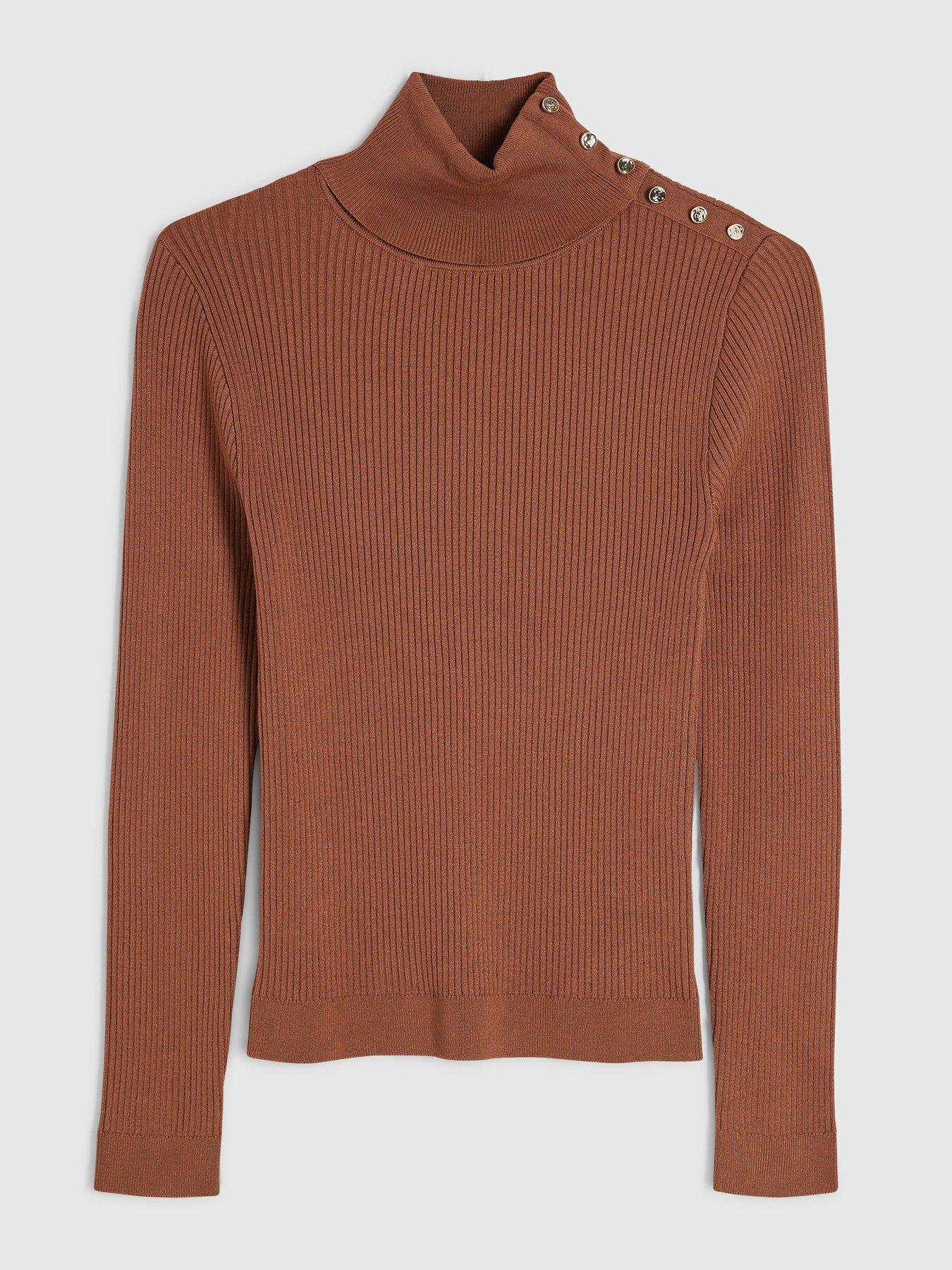 Image 6 of 6 of River Island Rib Roll Neck