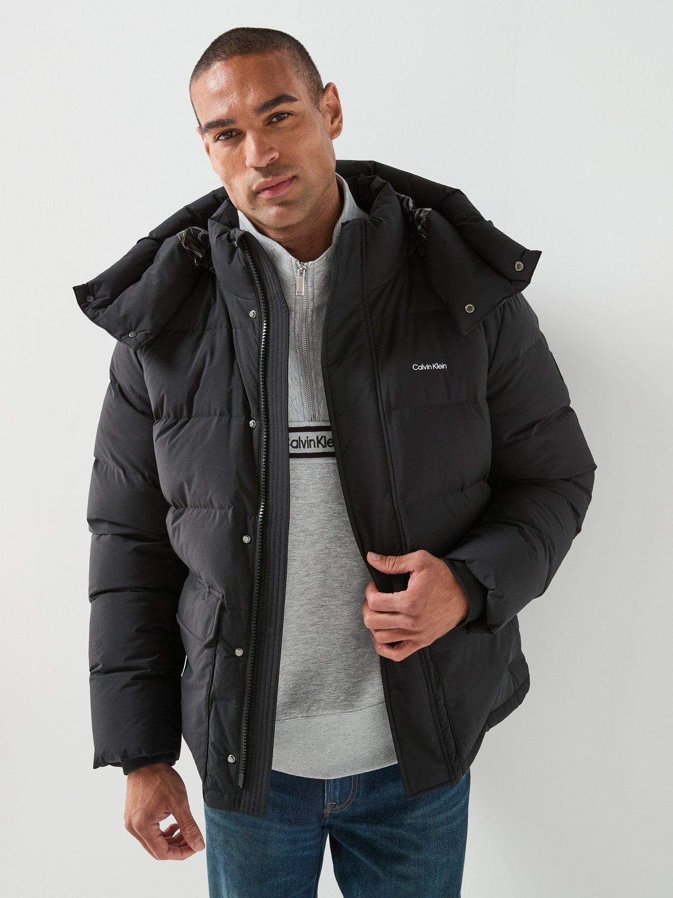 Image 1 of 6 of Calvin Klein Down Padded Jacket - Black