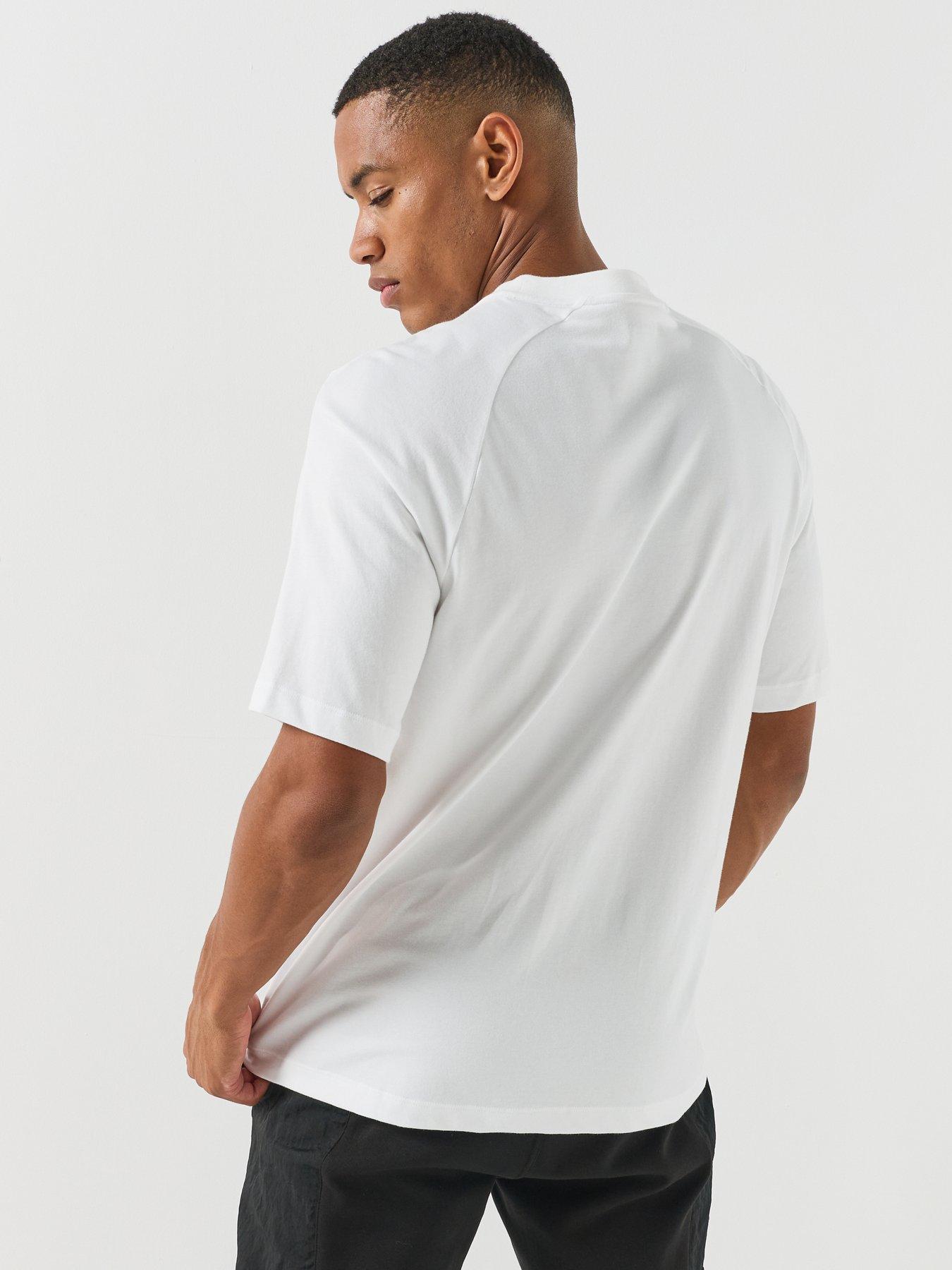 Image 2 of 6 of Calvin Klein Sport Calvin Klein Sport Active Icon Central Logo French Terry T-shirt - Black