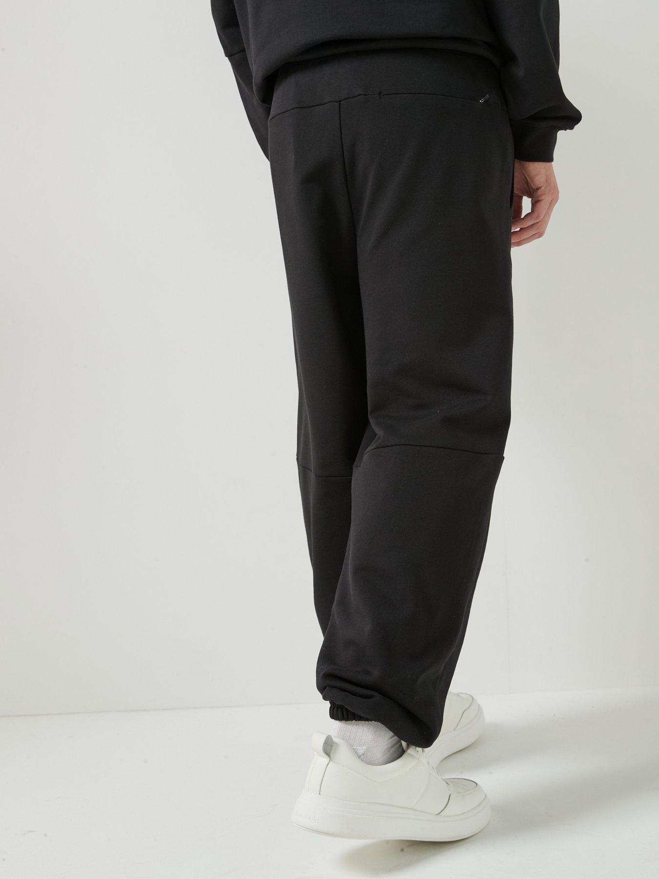 Image 2 of 6 of Calvin Klein Sport Cotton Spacer Joggers - Black