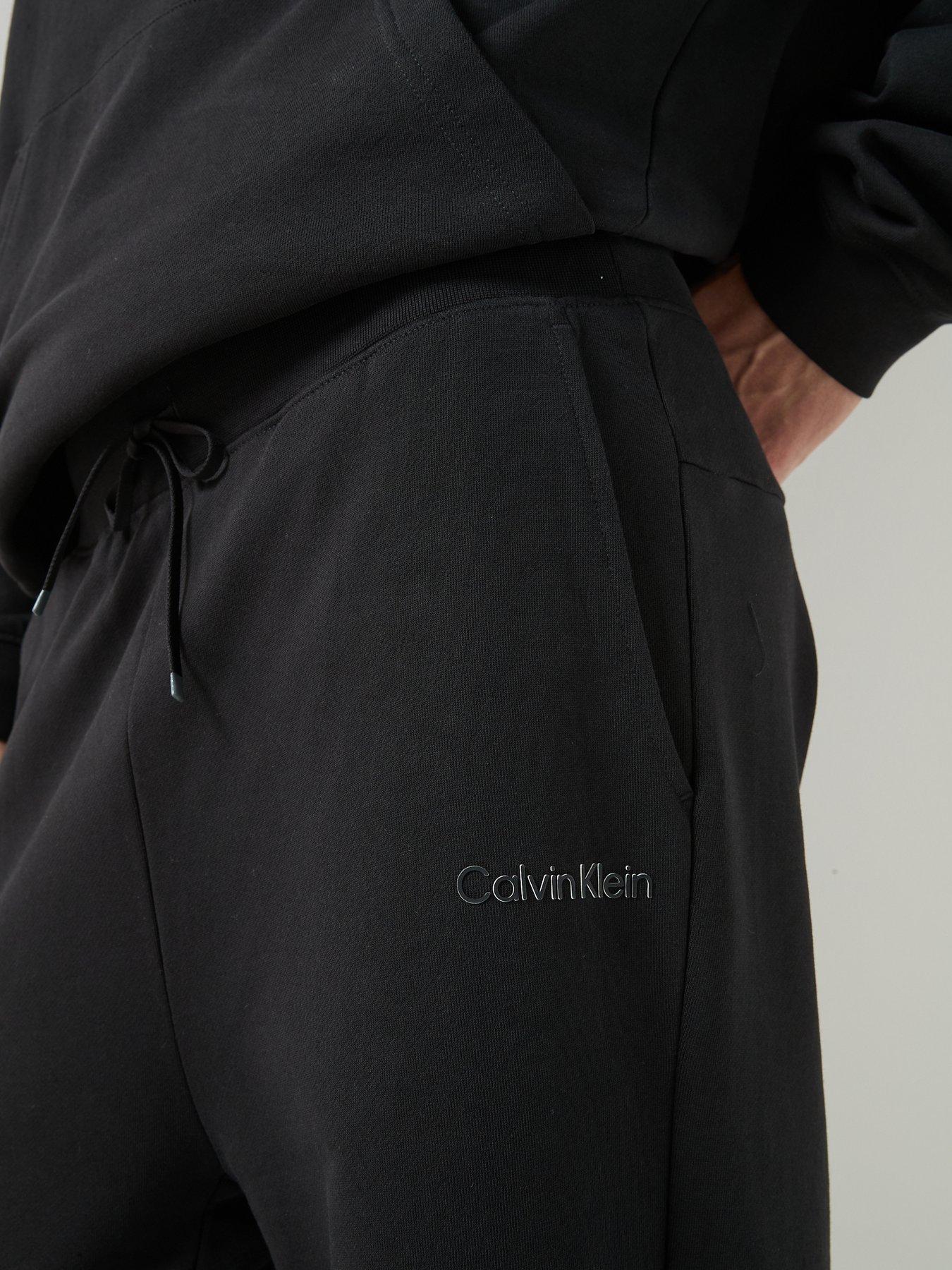 Image 5 of 6 of Calvin Klein Sport Cotton Spacer Joggers - Black