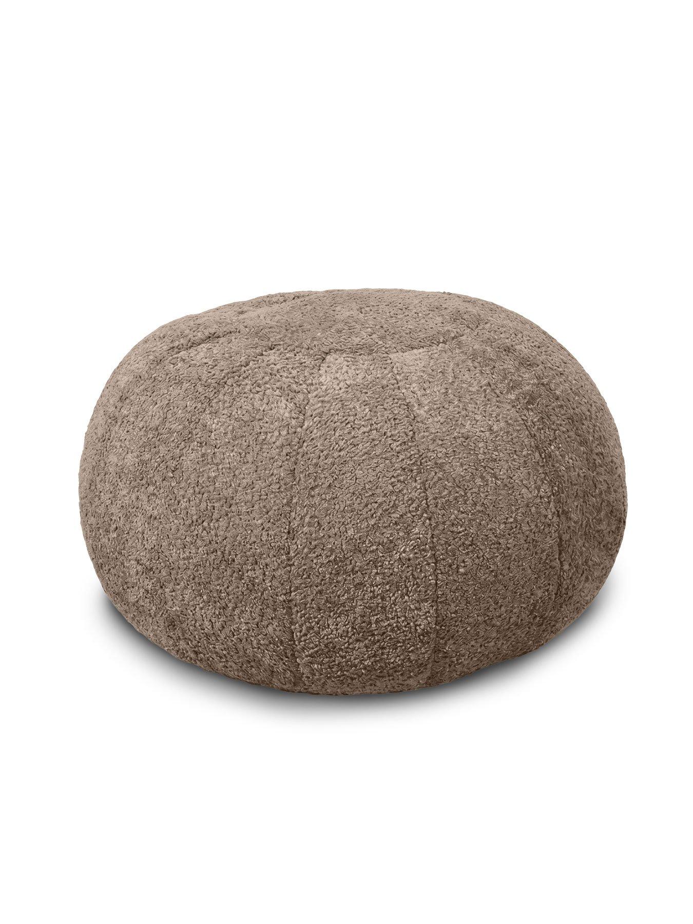 Image 3 of 4 of rucomfy Boucle Pouffe - Mushroom