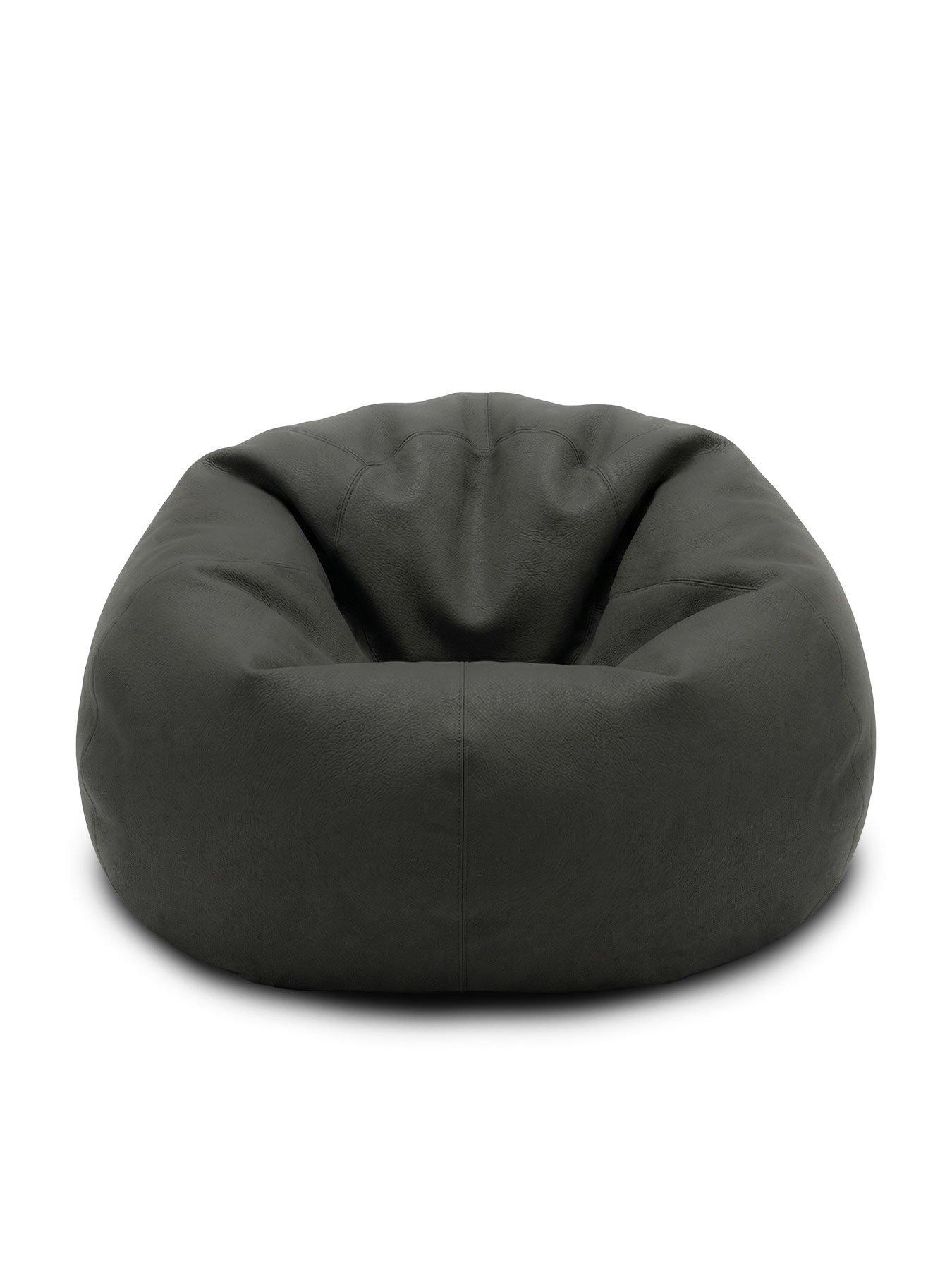Image 3 of 4 of Old Bean Faux Leather Beanbag