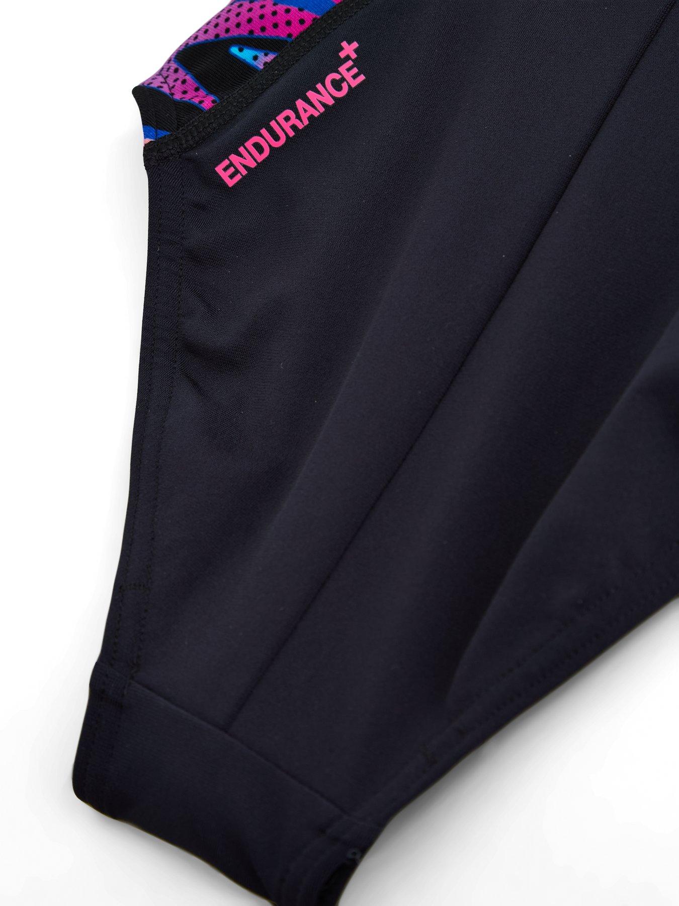 Image 5 of 5 of Speedo Junior Girls Hyperboom Splice Muscleback Swimsuit - Black