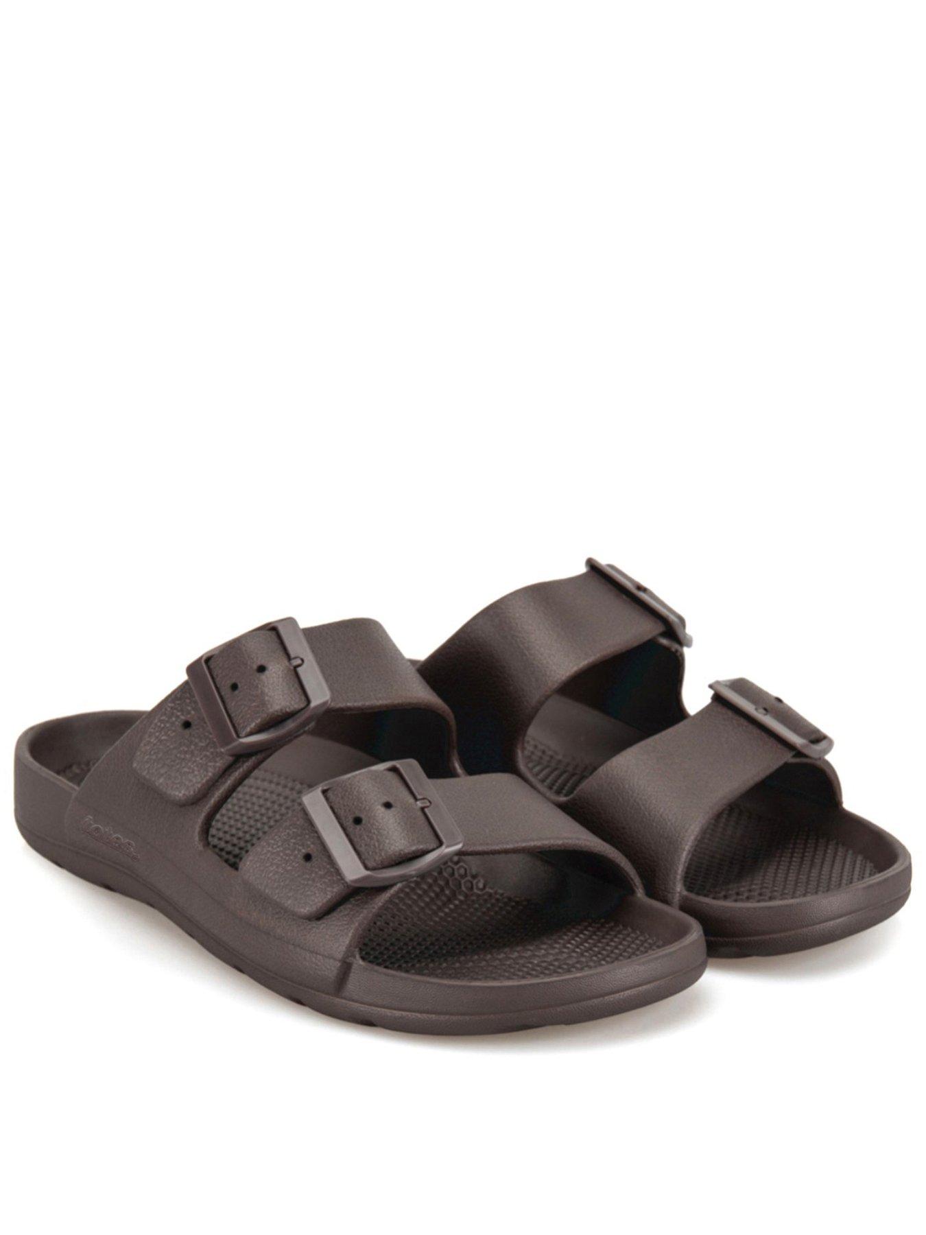 TOTES Adjustable Buckle Slider - Brown