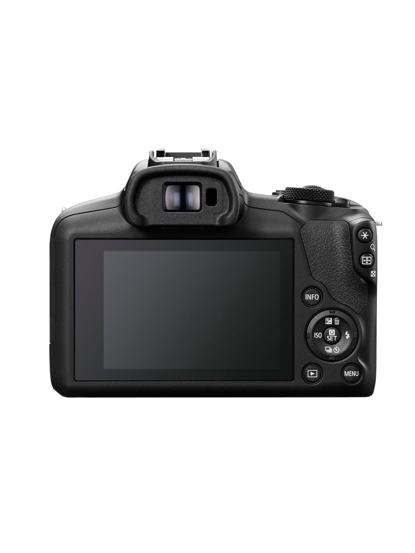 Image 4 of 5 of Canon EOS R100 APS-C Mirrorless Camera inc RF-S 18-45mm + RF 75-300mm Lens