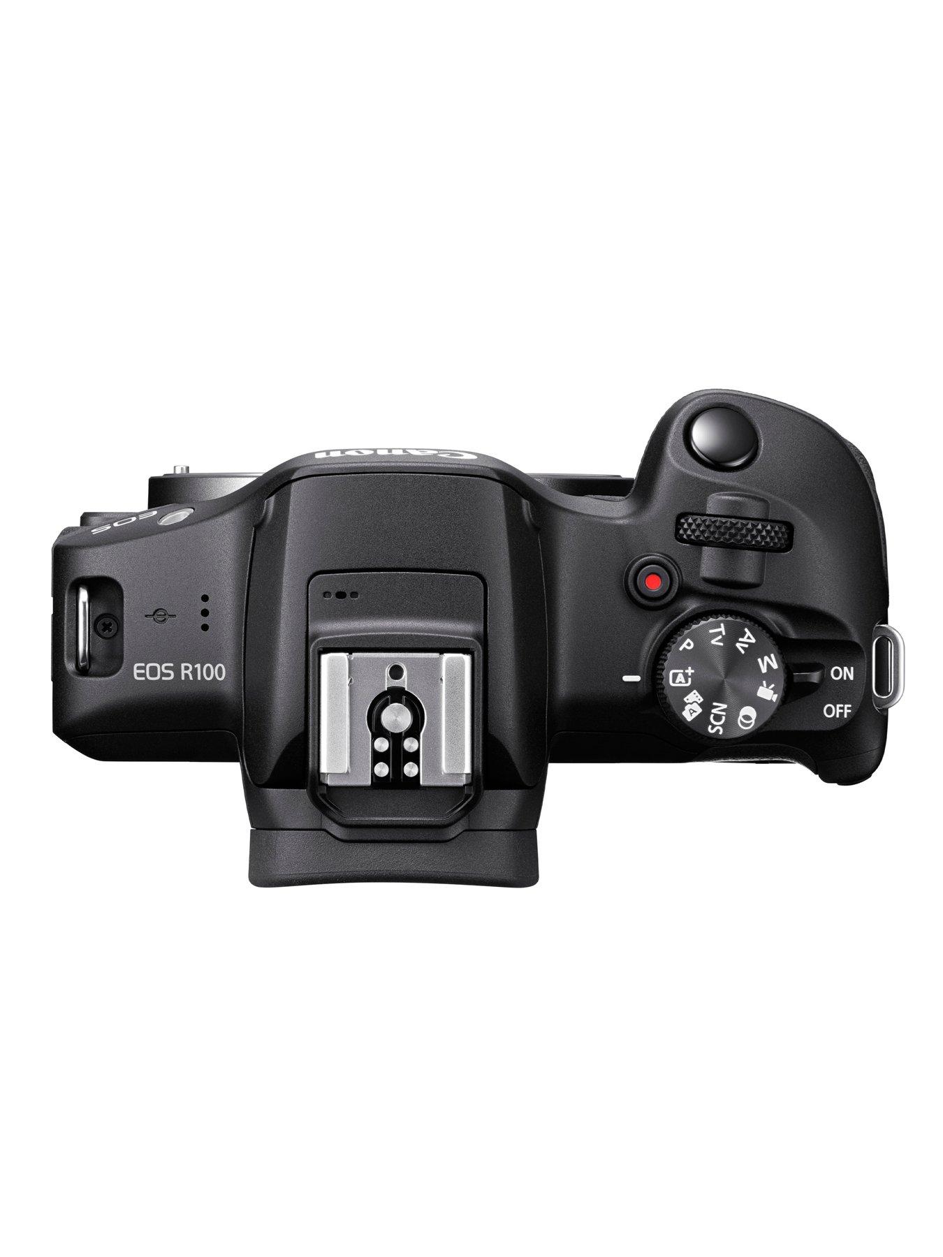 Image 5 of 5 of Canon EOS R100 APS-C Mirrorless Camera inc RF-S 18-45mm + RF 75-300mm Lens