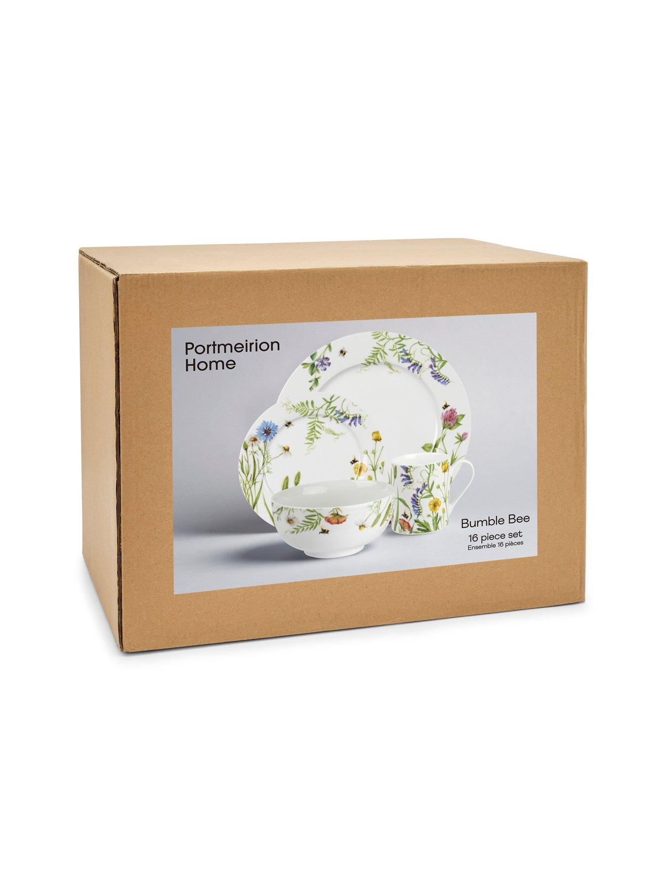 Portmeirion Sophie Conran Plat à Tarte Rond Porcelaine 27,3 Cm - Blanc