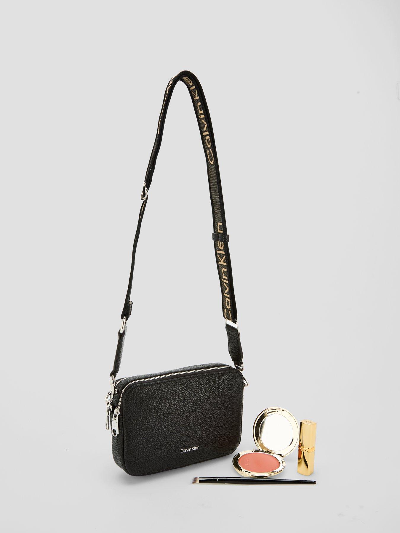 Image 2 of 6 of Calvin Klein Webbing Camera Bag - Black