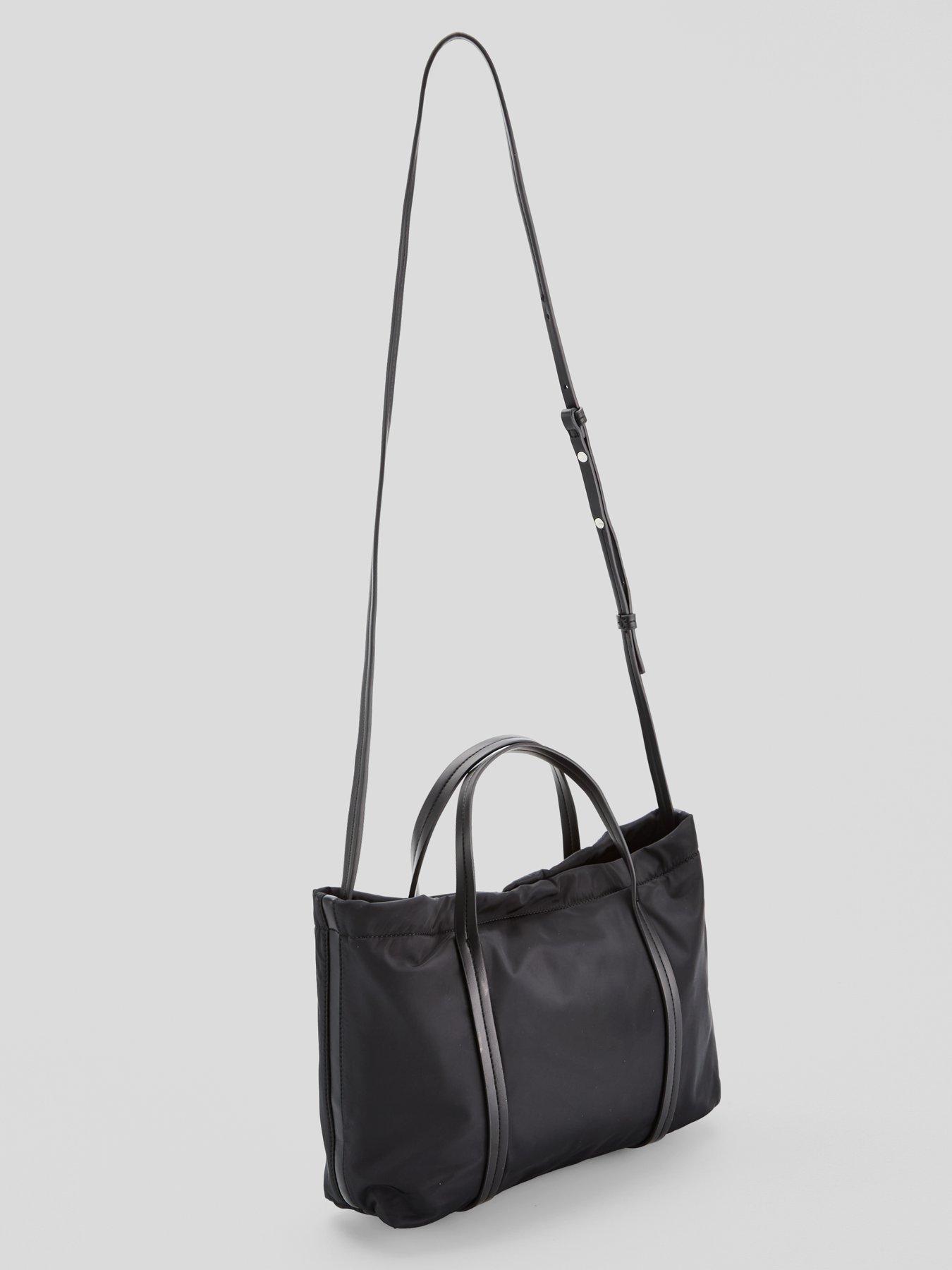 Image 3 of 4 of Calvin Klein Monologo Pocket Crossbody Tote Bag - Black