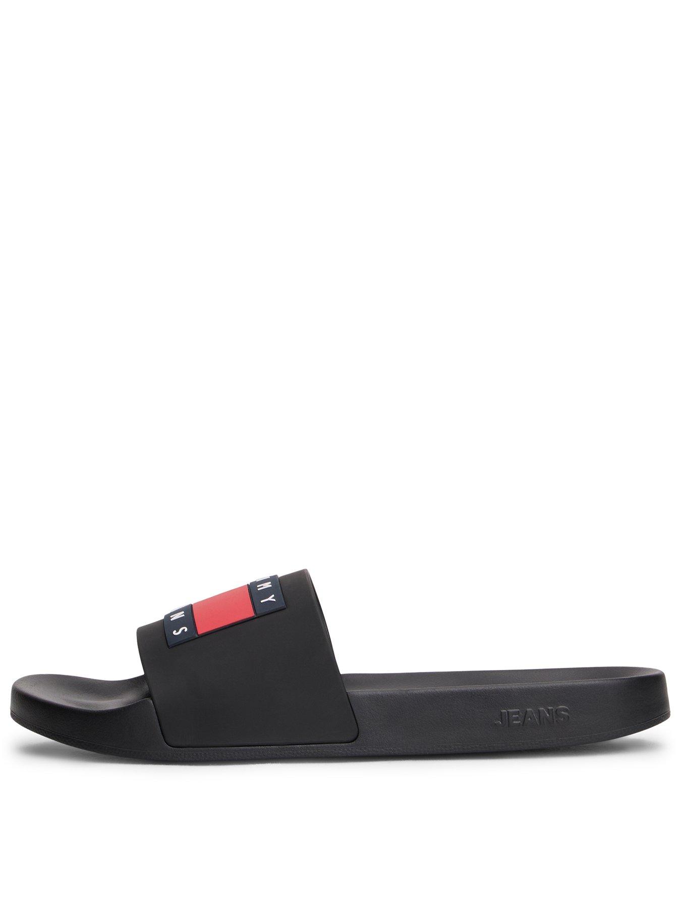 Tommy Hilfiger Black Polyurethane Men Slipper - EU46 - Image 4