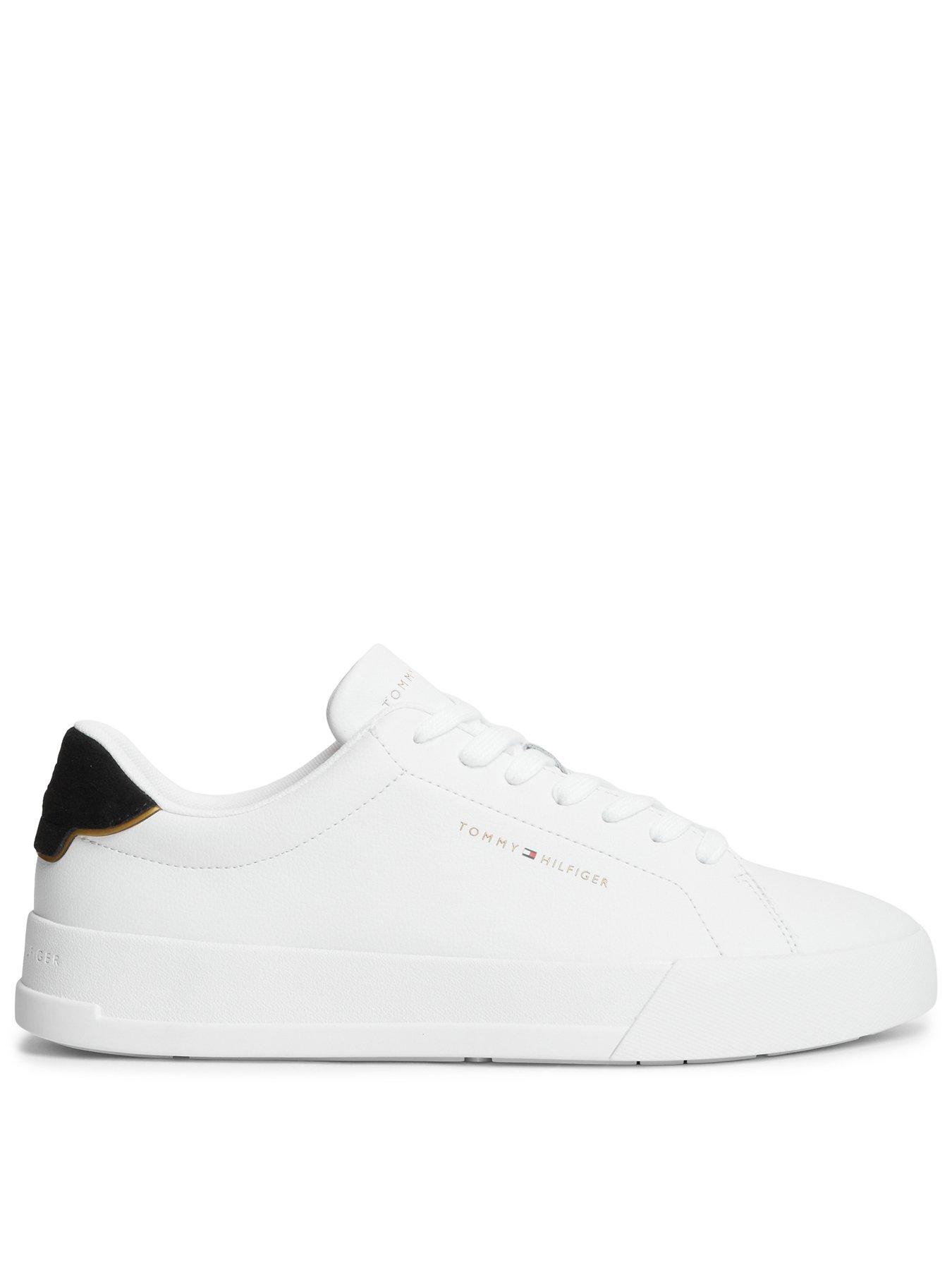 Tommy Hilfiger Court Trainers, White, Size 44, Men - Image 5