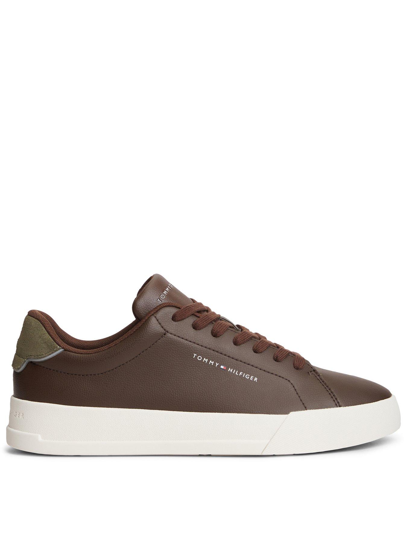 Tommy Hilfiger Court Trainers, Brown, Size 46, Men - Image 2