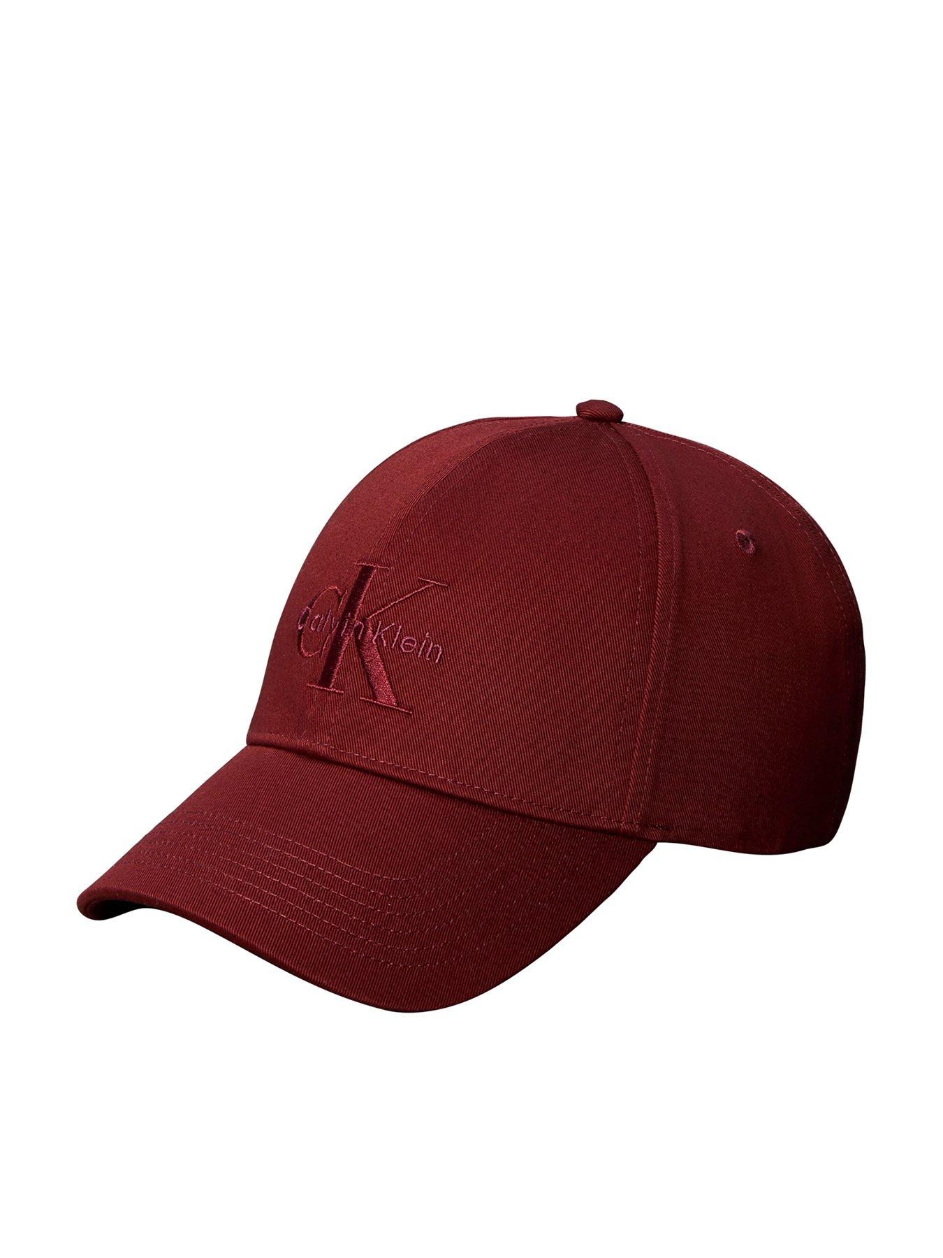 Calvin Klein Monologo Embroidery Baseball Cap - Red
