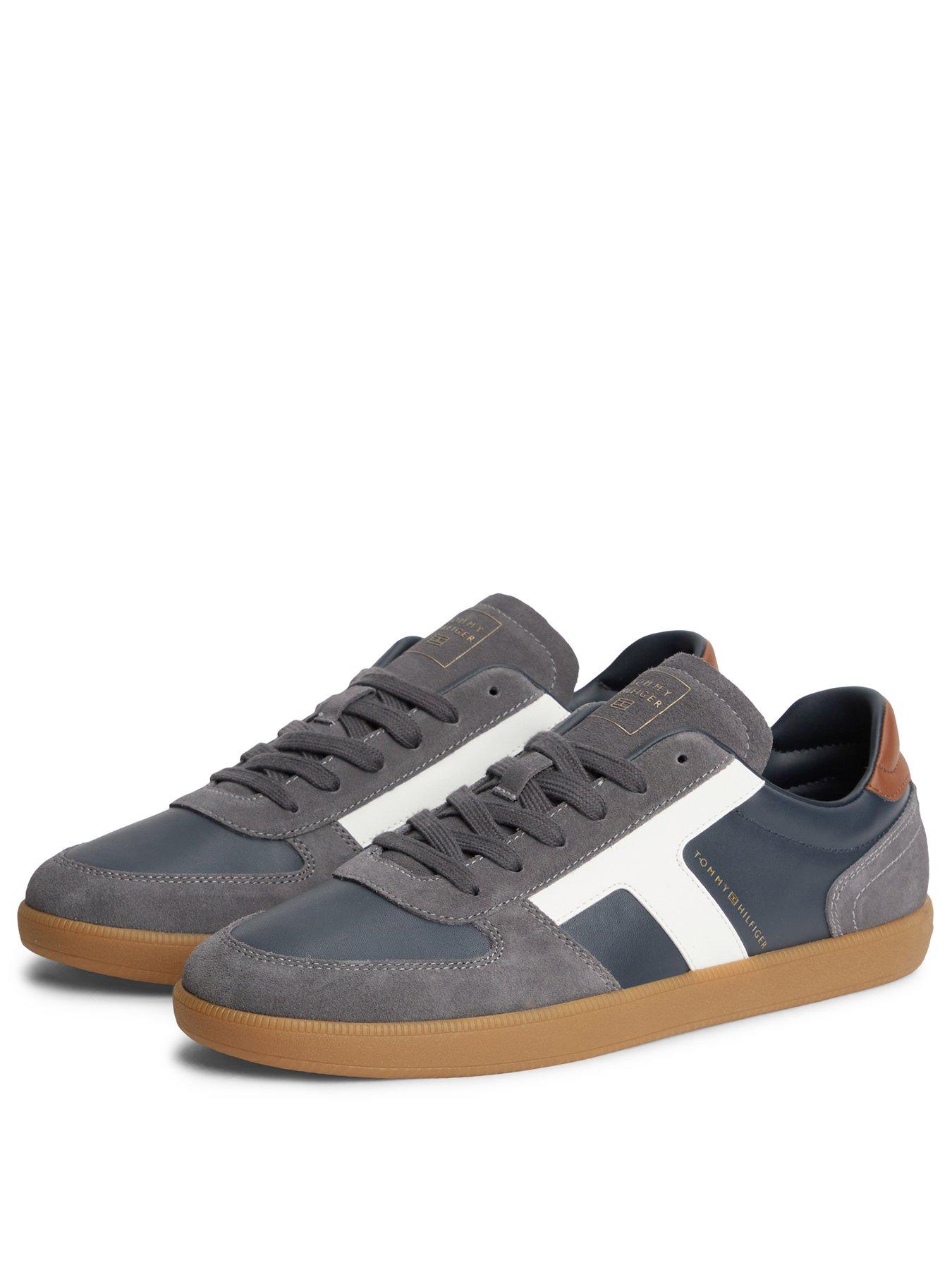 Image 2 of 6 of Tommy Hilfiger Mens Tribeca Contrast Panel Lace-Up Trainers - Blue