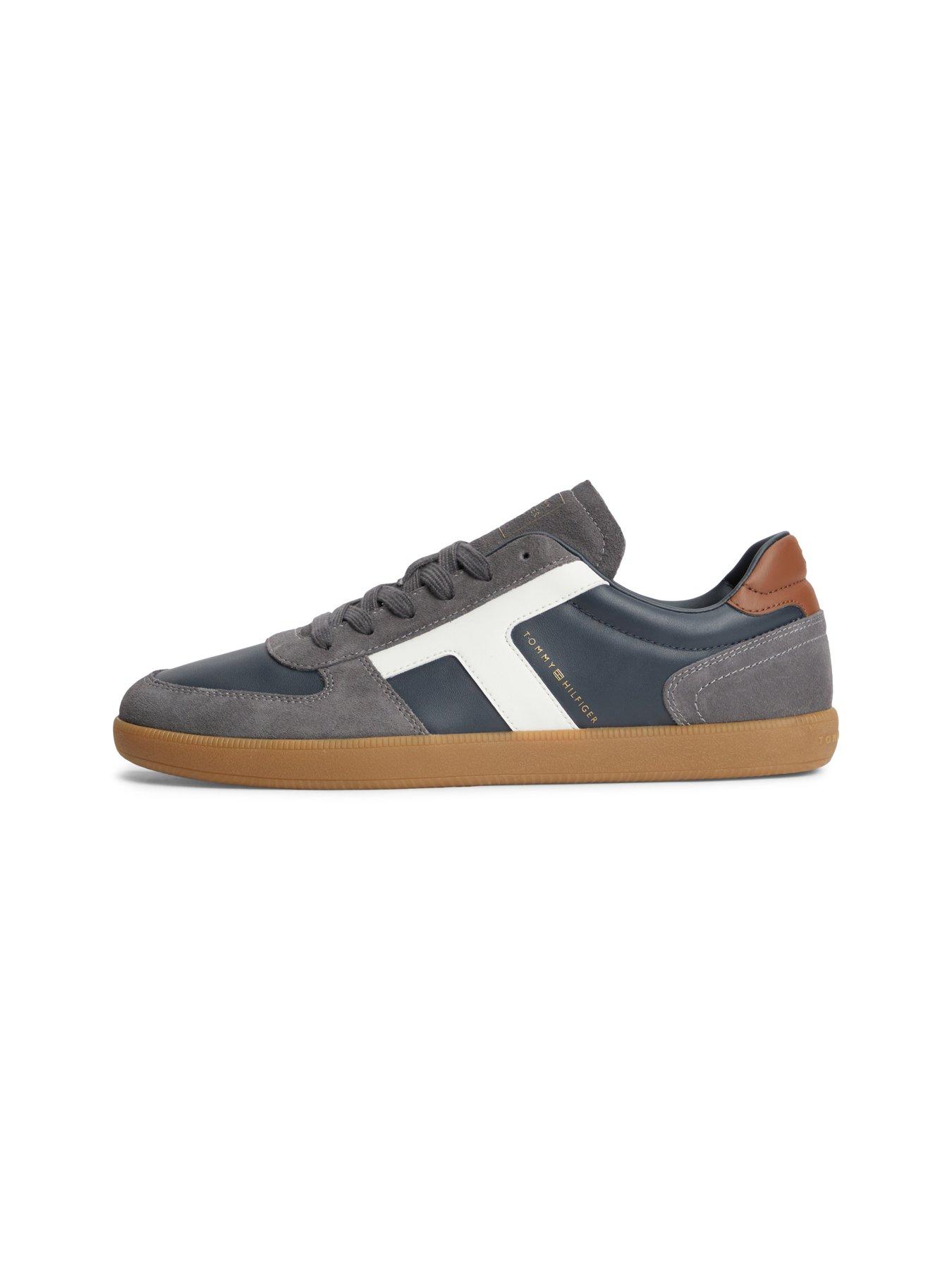 Image 6 of 6 of Tommy Hilfiger Mens Tribeca Contrast Panel Lace-Up Trainers - Blue