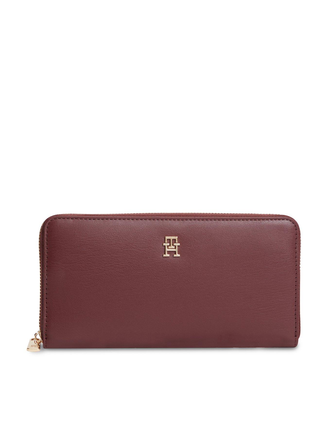 Tommy Hilfiger Hilfiger Icon Zip-around Wallet, Red, Women