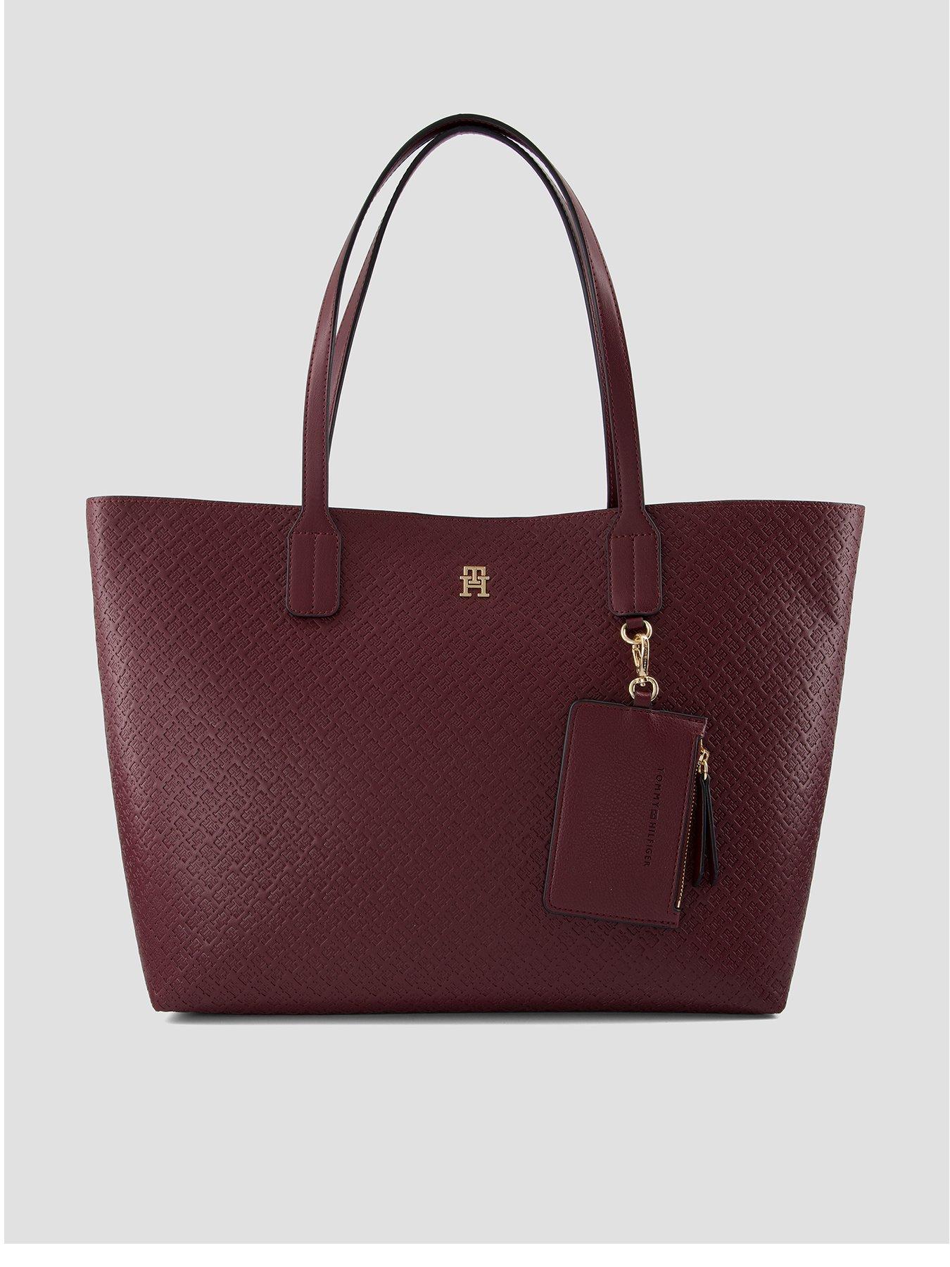 Tommy Hilfiger Hilfiger Icon Coin Purse Tote Bag, Red, Women