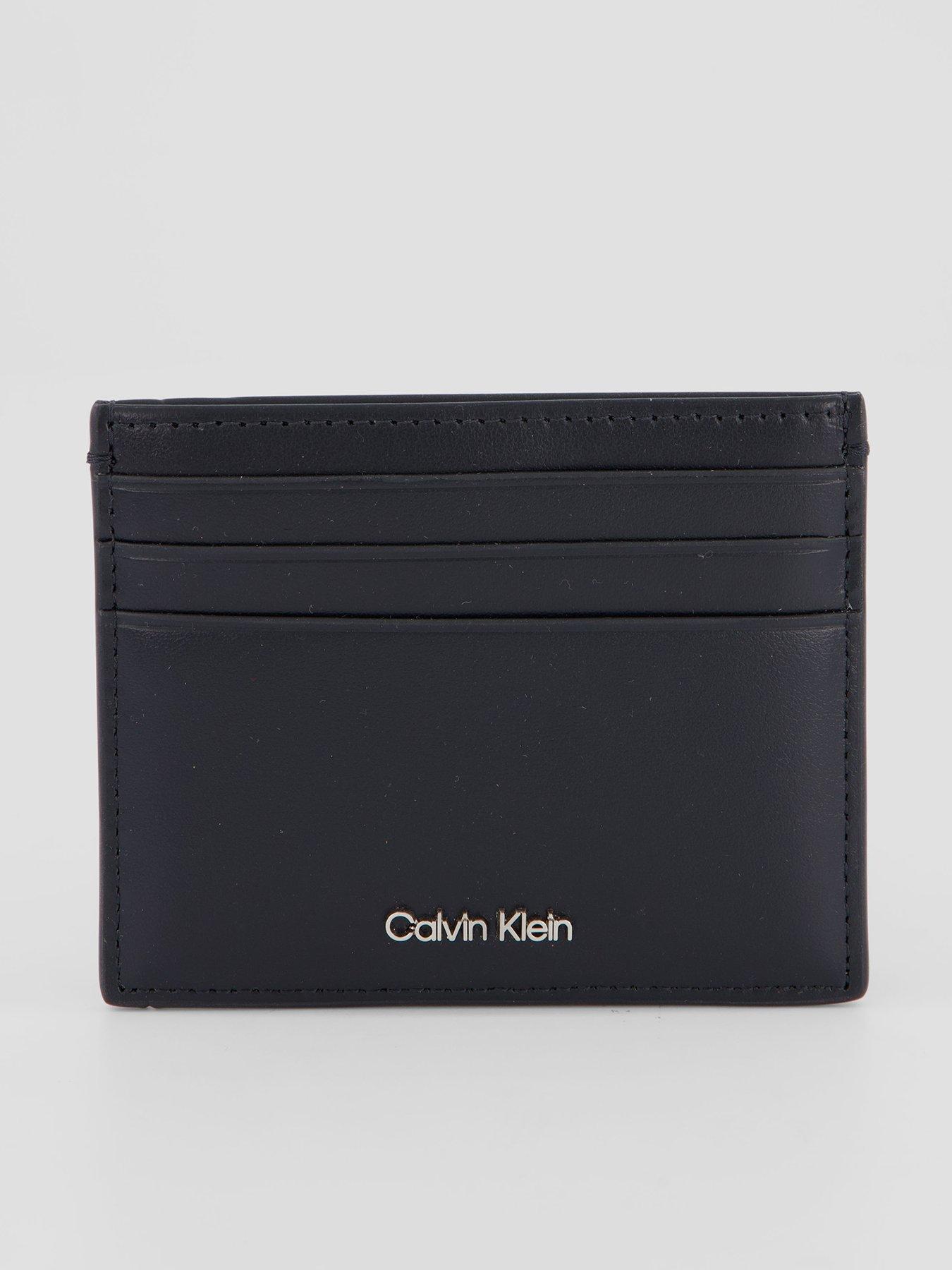 Calvin Klein Raised Card Holder - Black