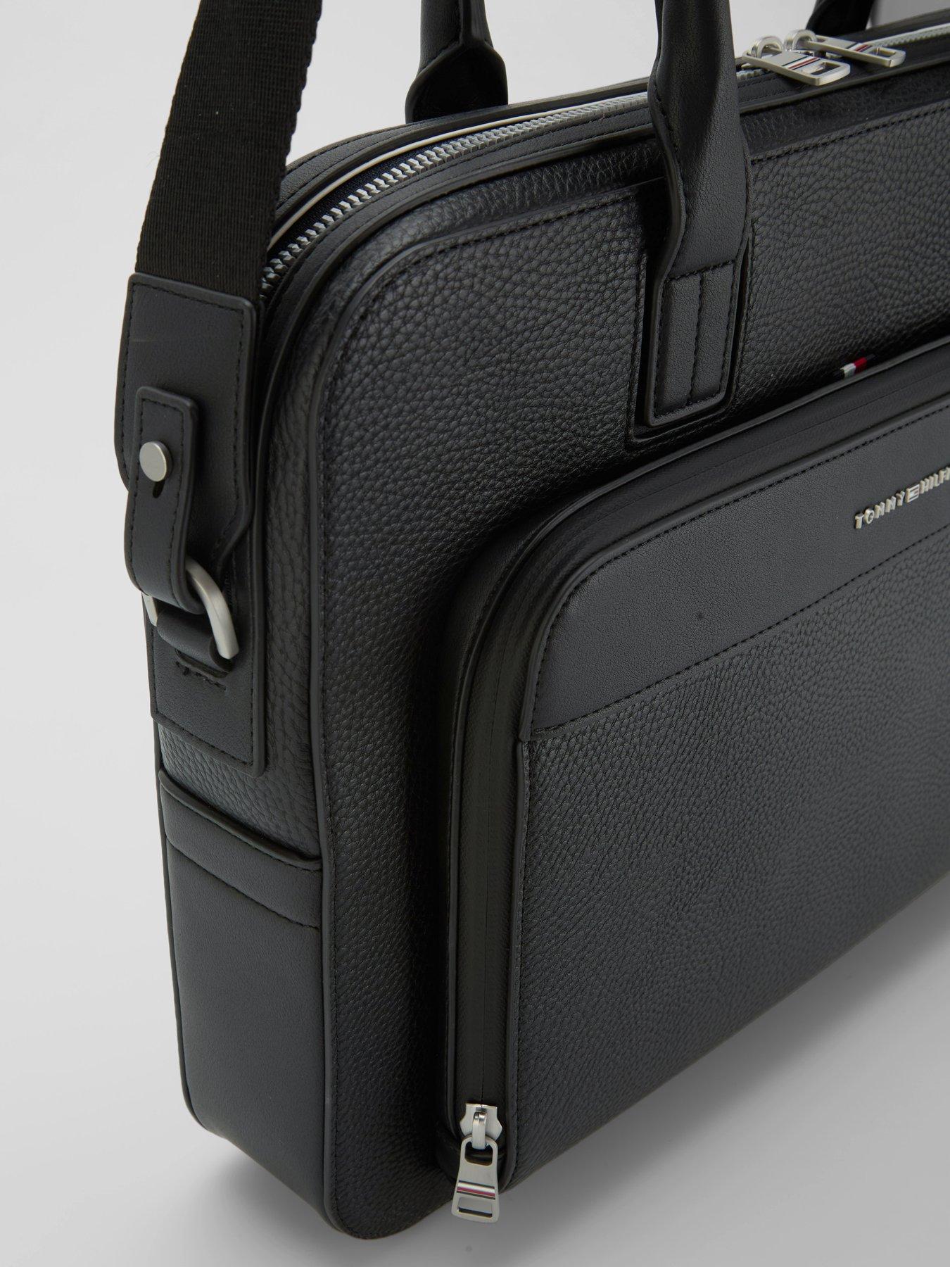 Image 6 of 6 of Tommy Hilfiger Central Slim Laptop Bag - Black