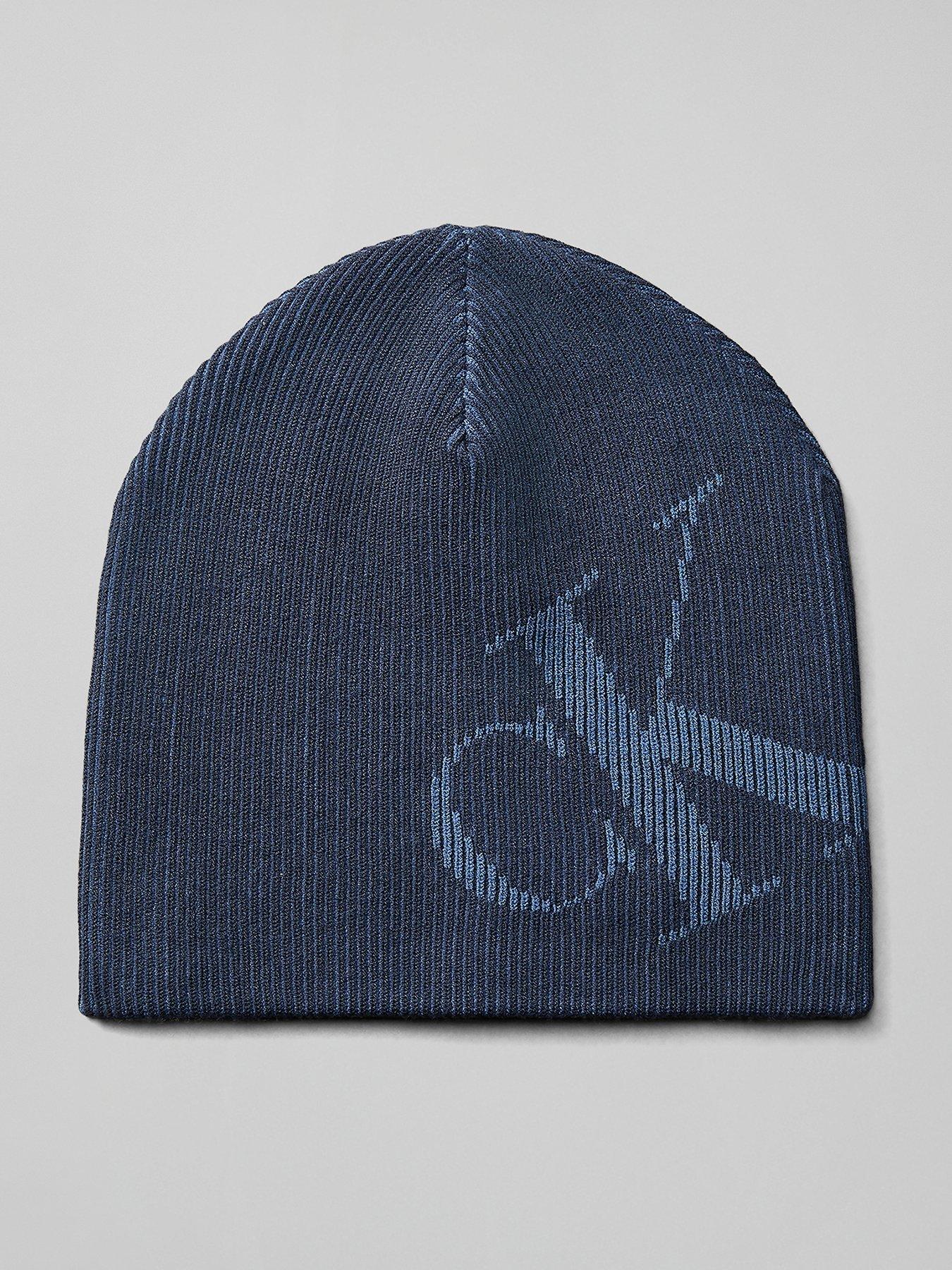 Calvin Klein Graphic Logo Scullcap Beanie - Navy