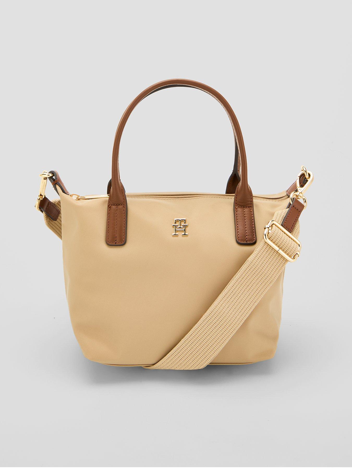 Image 1 of 6 of Tommy Hilfiger Popette Crossbody Tote Bag - Beige