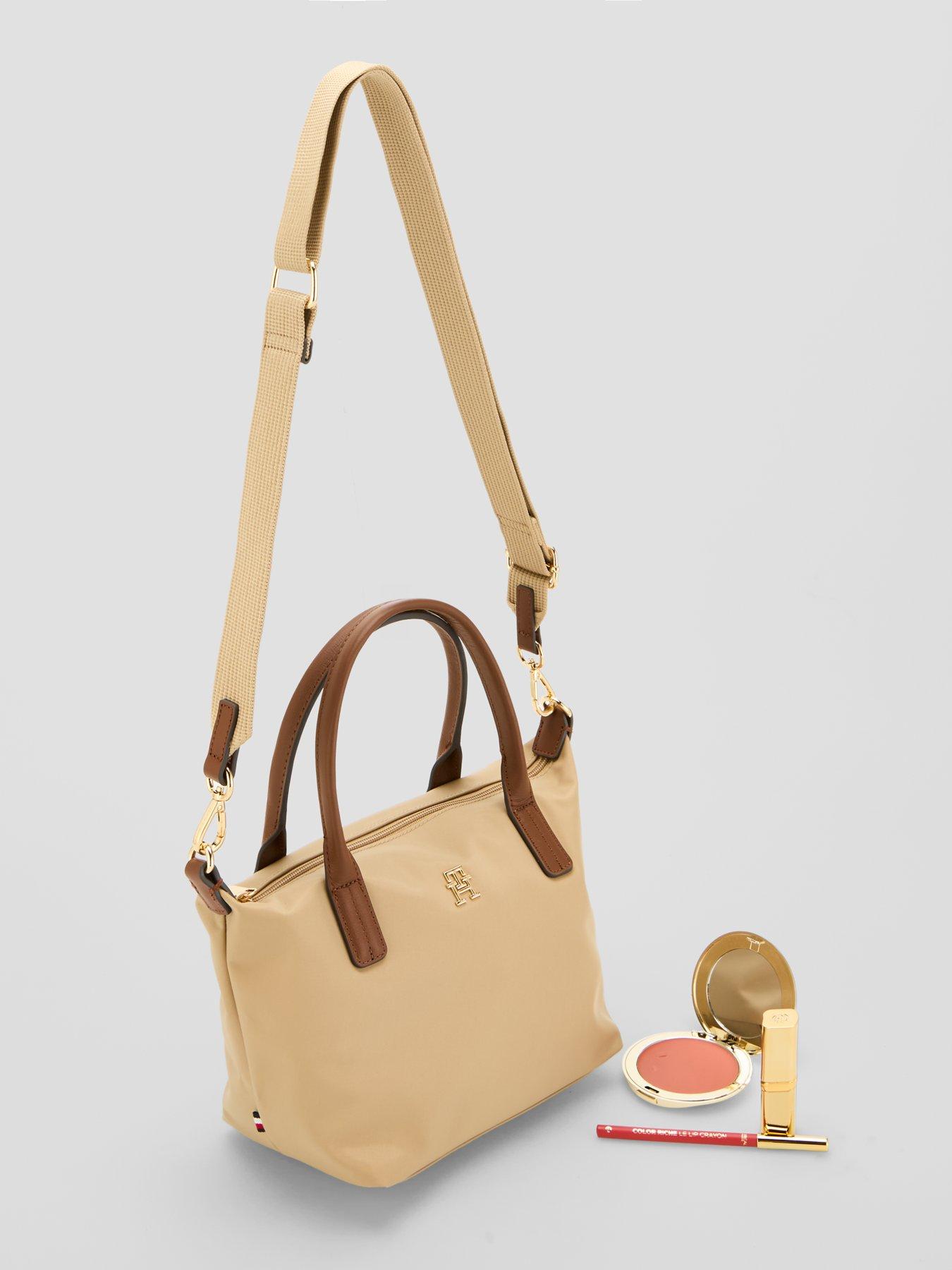 Image 2 of 6 of Tommy Hilfiger Popette Crossbody Tote Bag - Beige