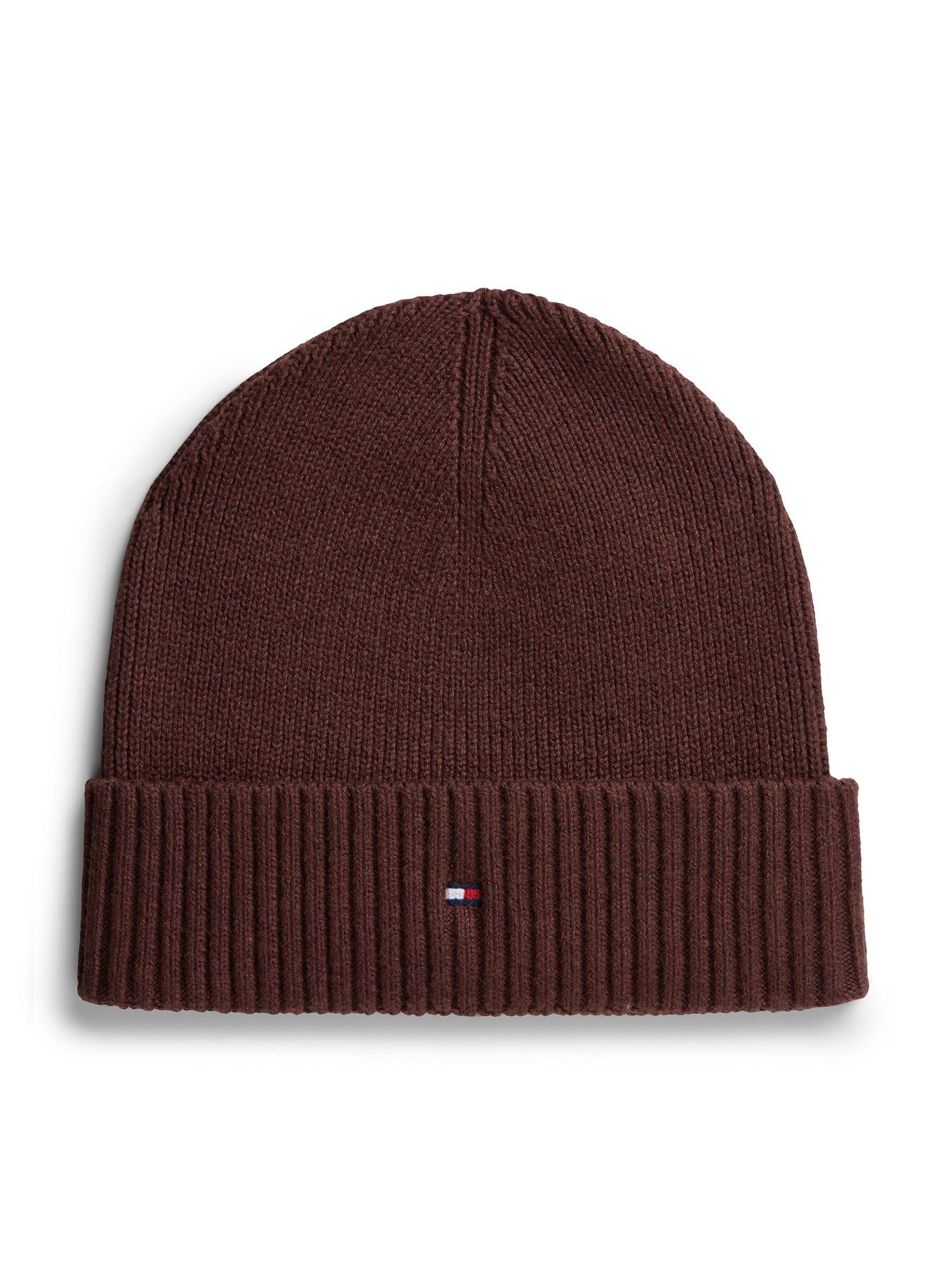 Tommy Hilfiger Dark Red Flag Beanie In - One - Image 3