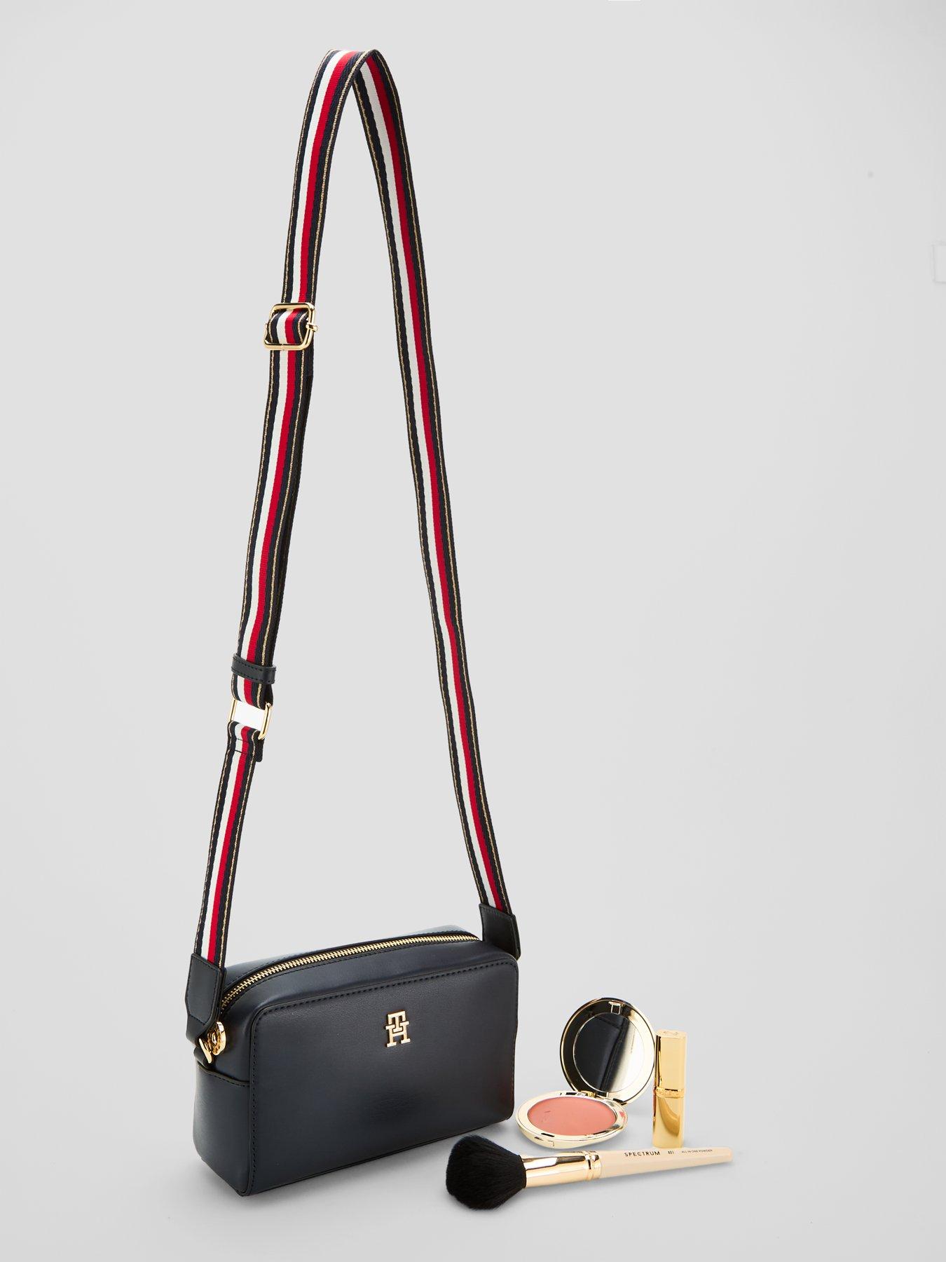 Image 2 of 5 of Tommy Hilfiger Monogram Global Stripe Camera Bag - Blue