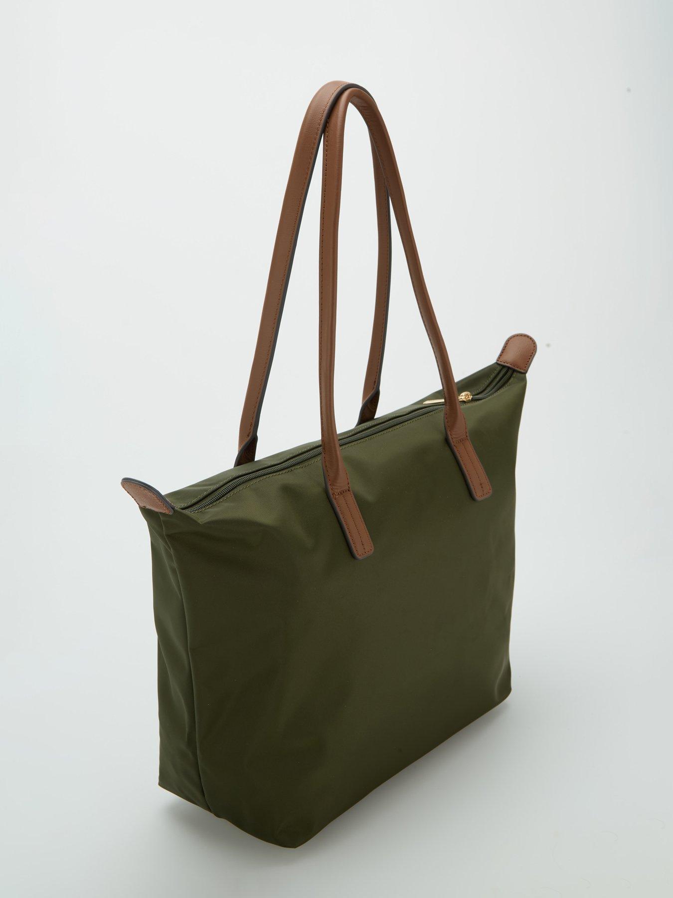 Image 3 of 6 of Tommy Hilfiger Popette Tote Bag - Dark Green