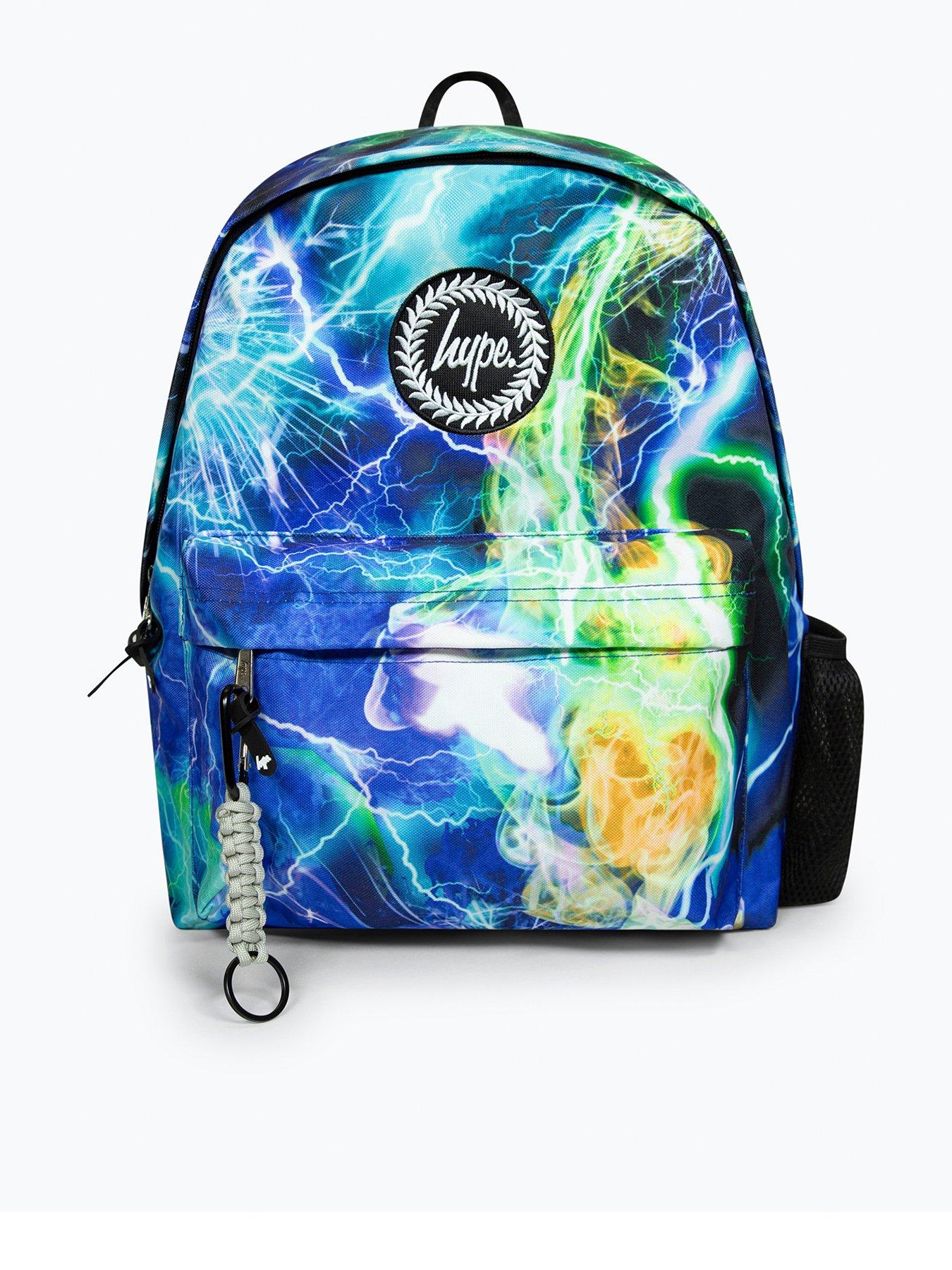 Hype Unisex Lightning Storm Badge Backpack, Multi